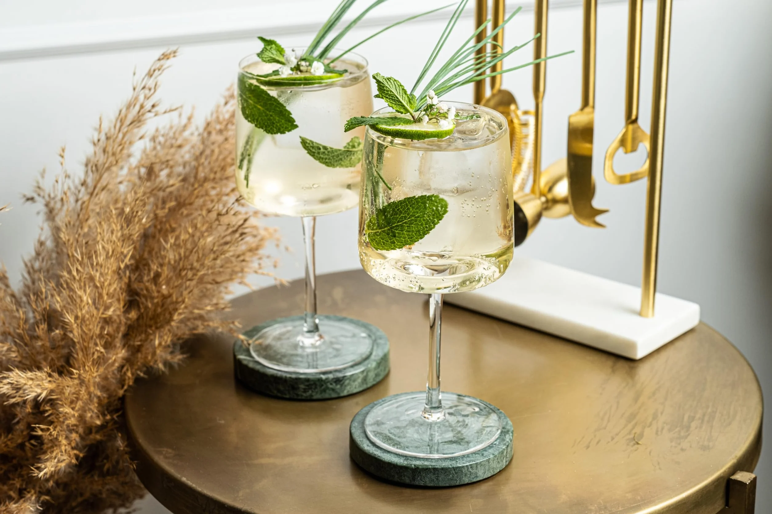 Aperol Spritz szklanki 450 ml | zestaw 2 szt. | eleganckie kryształowe szklanki z długim trzonkiem do rozpylania aperiolu, limoncello, rozprysków koktajli | nowoczesne szklanki aperitif i aperitif