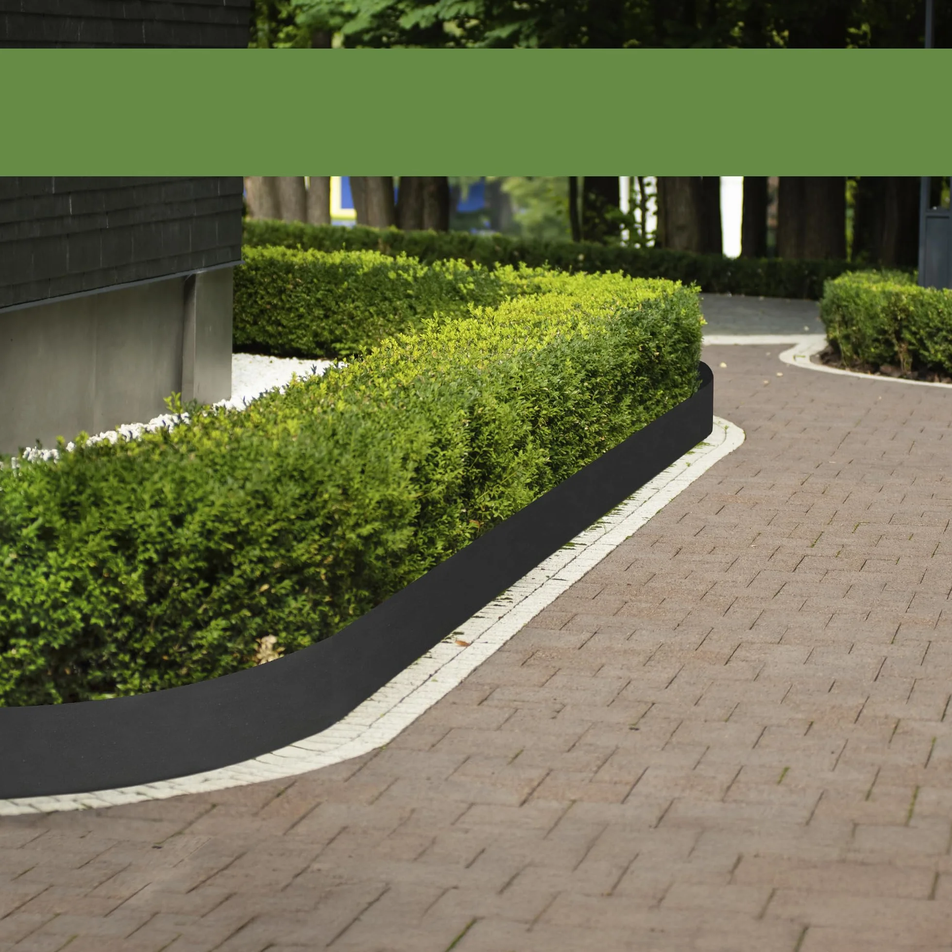 GARDENIX TapeBORDER obrzeże trawnikowe z tworzywa sztucznego, długość 10 m, wysokość 14 cm, kolor czarny
