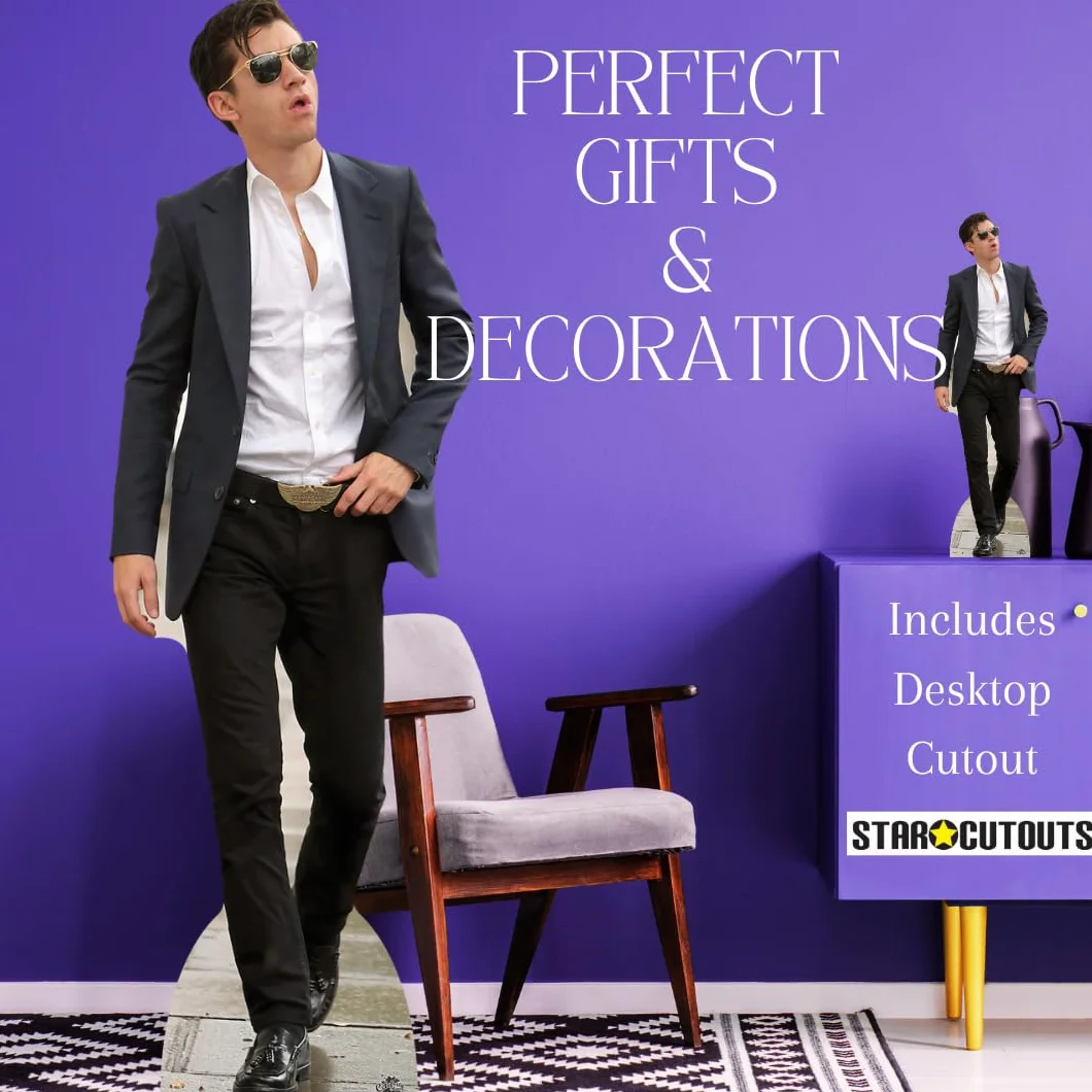 STAR CUTOUTS CS945 Alex Turner Lifesize kartonowe wycięcie z bezpłatnym mini, regularne