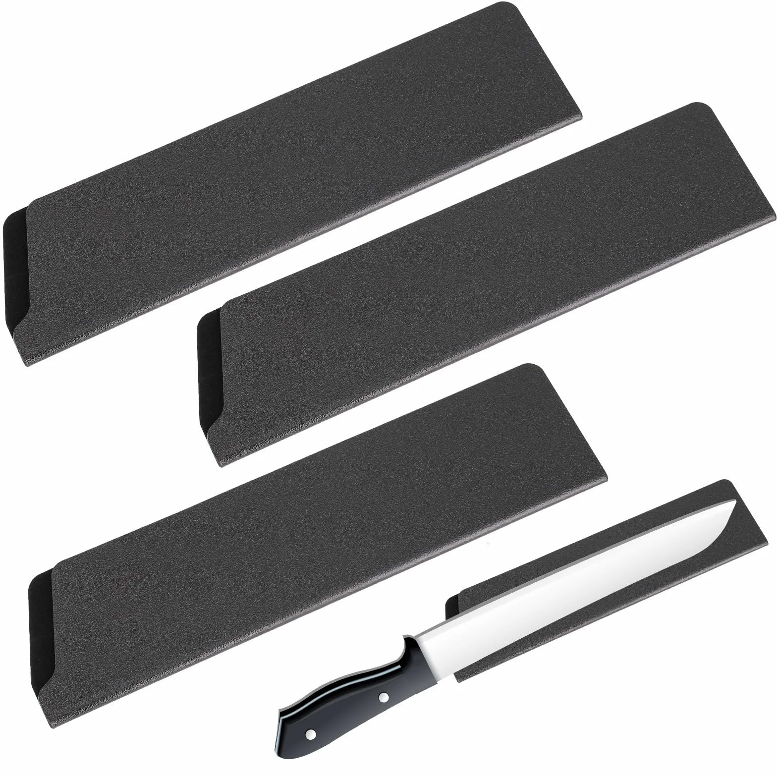 KALIONE Knives osłona na noże 3 sztuki 22 x 5 x 0,5 cm ochrona krawędzi noża