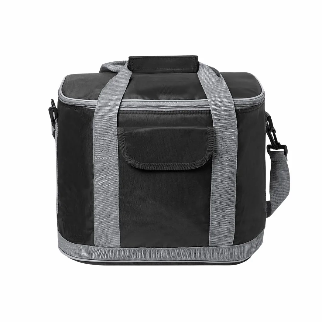 Duża torba chłodząca, torba piknikowa, torba termoizolacyjna, PEVA, do transportu żywności, 37 x 29 x 21 cm, nośność 8 kg