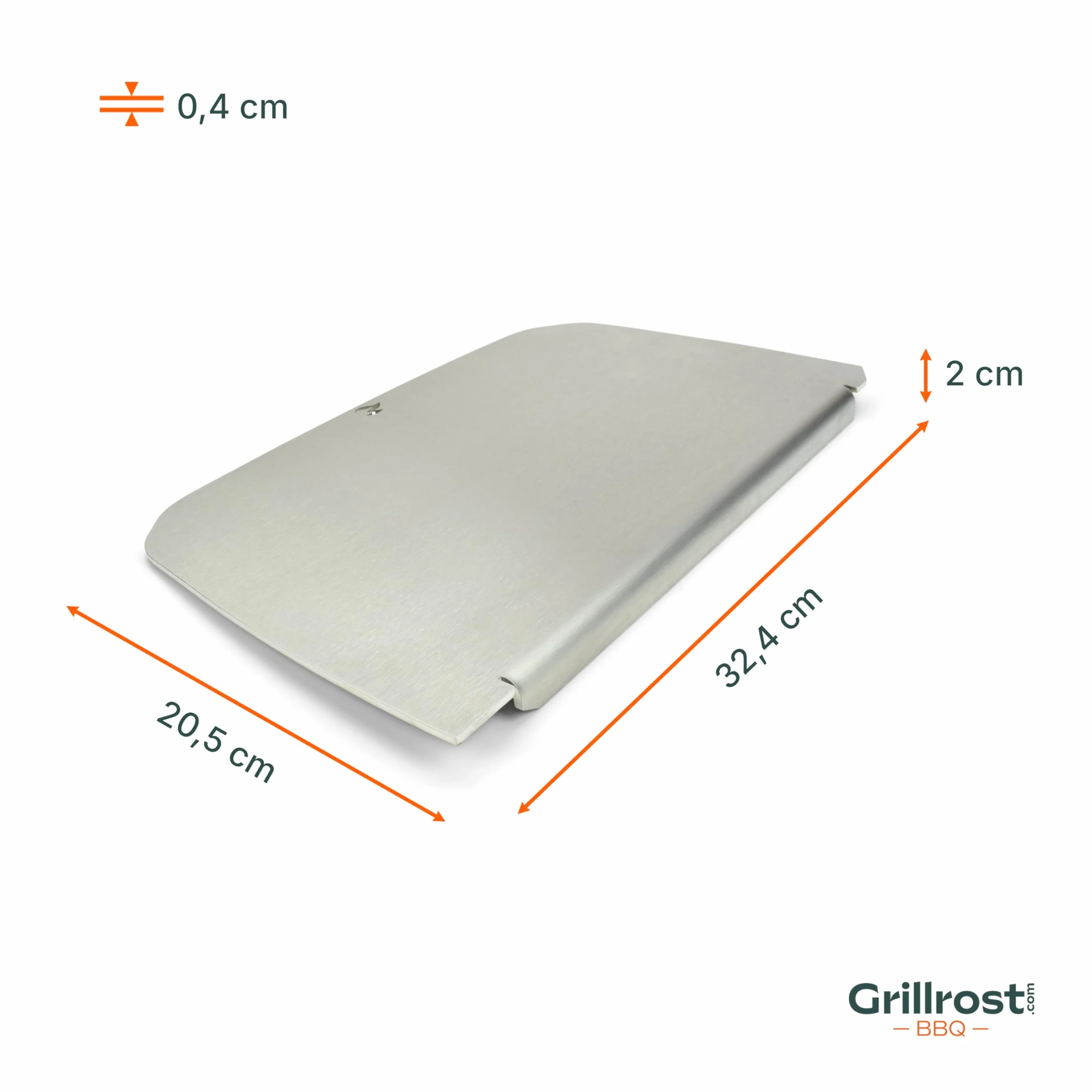 P³yta grillowa ze stali nierdzewnej | Plancha odpowiednia do Weber Pulse 1000 - zastêpuje lew± po³ówkê grilla - bardzo solidna