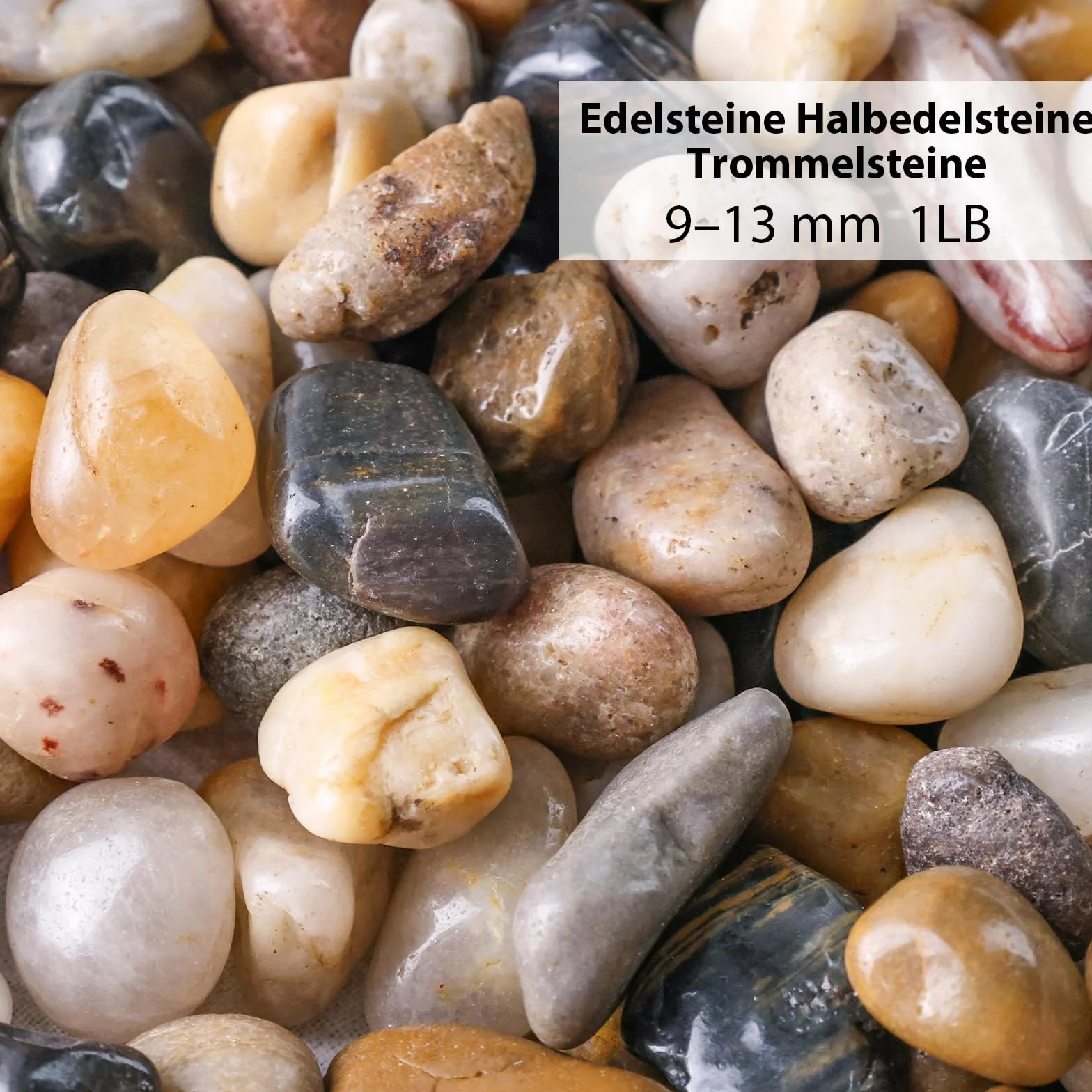 HAKACC 450g Kamienie rzeczne, polerowane kamienie żwirowe do majsterkowania, małe kamienie dekoracyjne do wazonów, roślin, ogrodu, zieleni, sukulentów