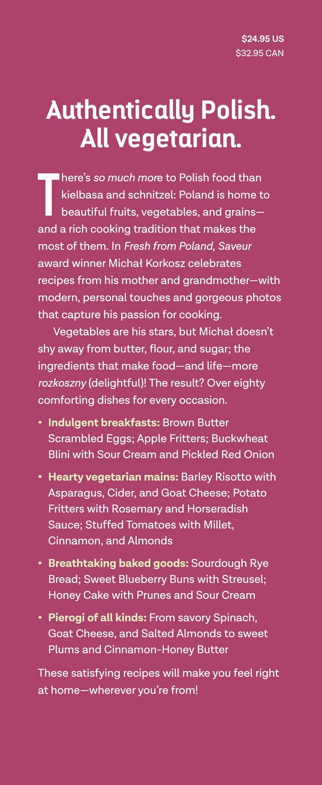 Fresh from Poland: New Vegetarian Cooking from the Old Country