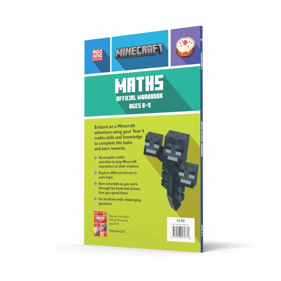 Minecraft Maths Ages 8-9: Official Workbook