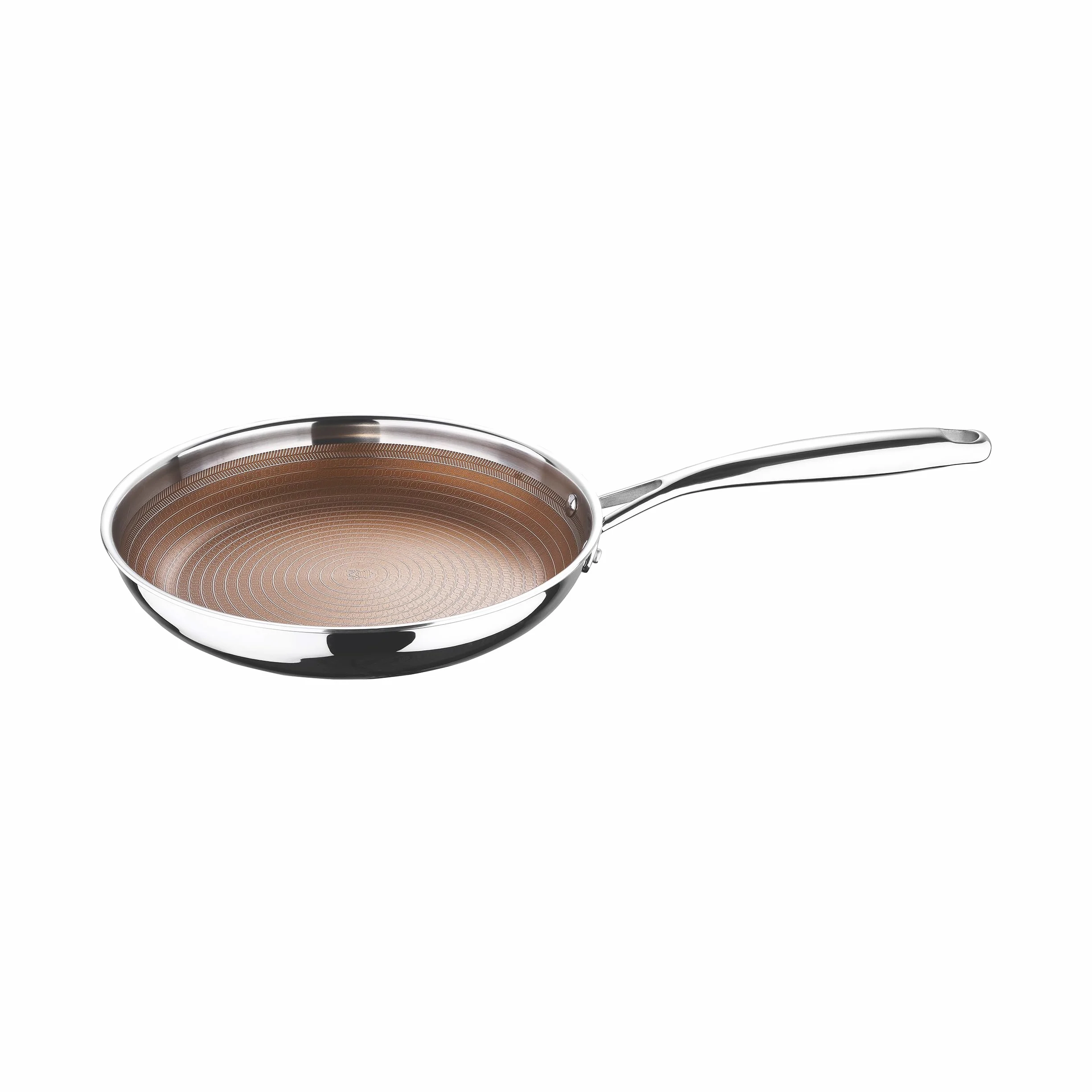 MasterPRO Zestaw patelni 2-częściowy 20 cm i 25 cm stal nierdzewna rdzeń aluminiowy powłoka nieprzywierająca