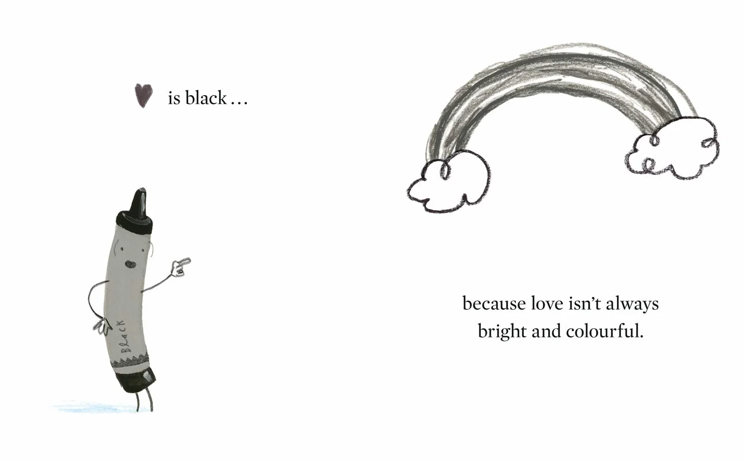 Love from the Crayons: A Beautifully Illustrated Children's Story of Love and Friendship
