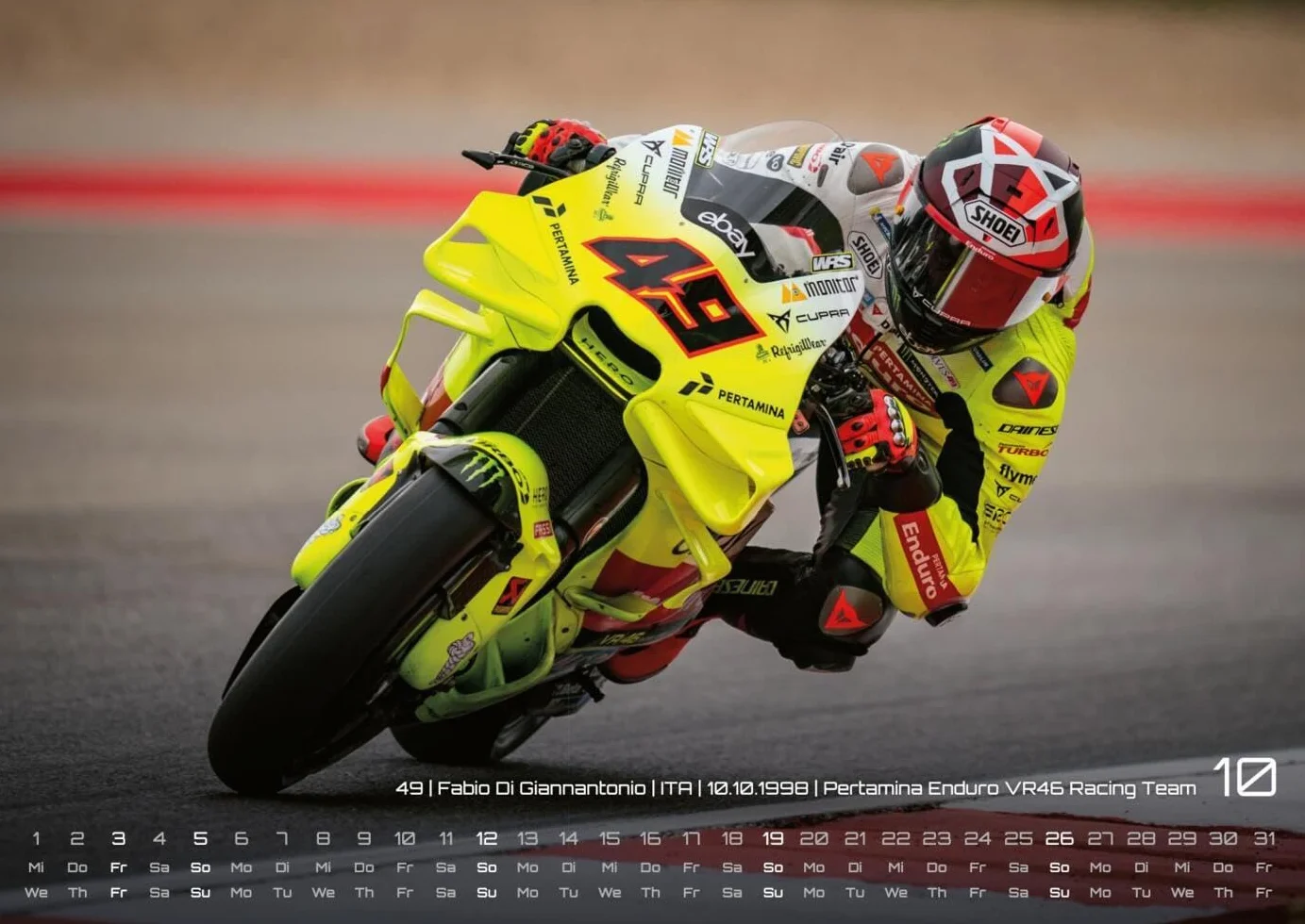 Motorrad Grand Prix 2025 - Kalender | MotoGP DIN A2: Der Wandkalender für alle Zweirad-Verrückten und Fans der MotoGP für das Jahr 2025 im extragroßen Format DIN A2 (ca. 60 x 42 cm)!