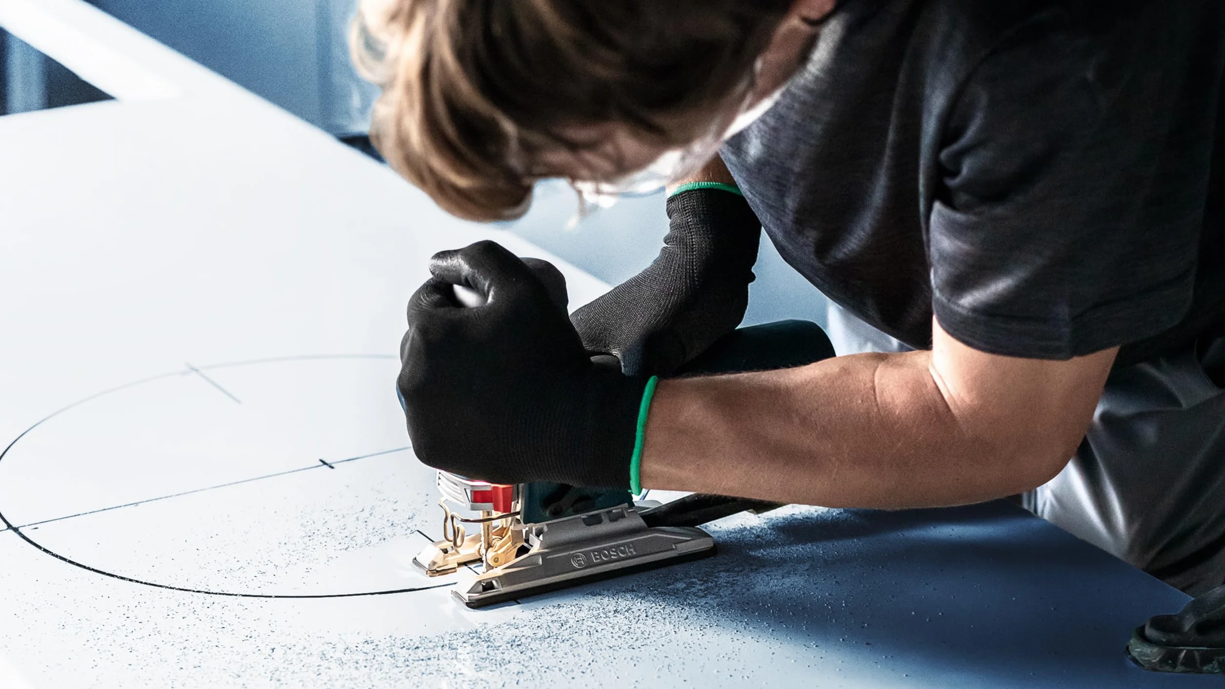 Bosch 5x Brzeszczot do wyrzynarki EXPERT Hardwood 2-side clean T308BFP (do Płyty powlekane tworzywem sztucznym, Blat kuchenny, Długość 117 mm, Professional Akcesoria Wyrzynarka)