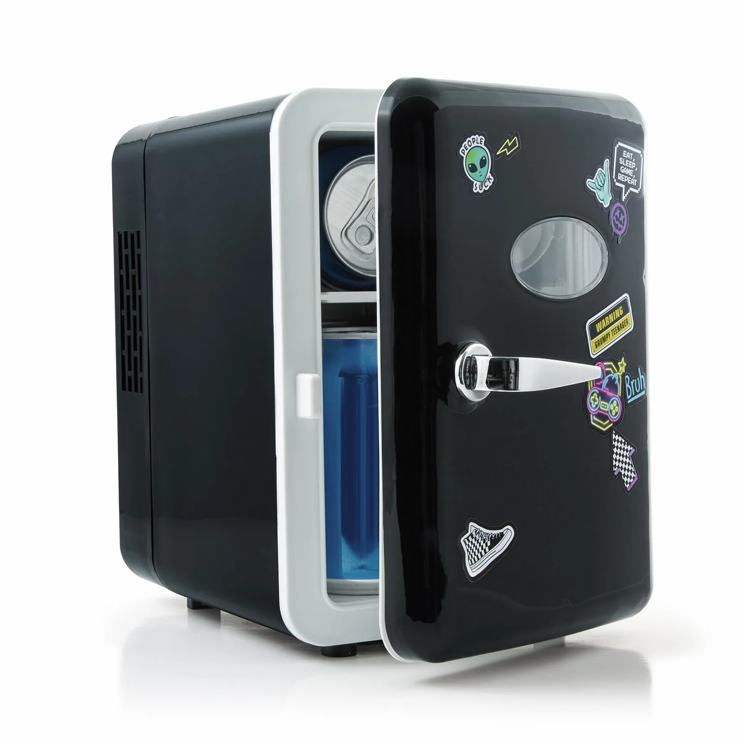 Canal Toys - Mini Lodówka Gamer Ładowarka USB, pojemność 4L - Czarny - INF 038