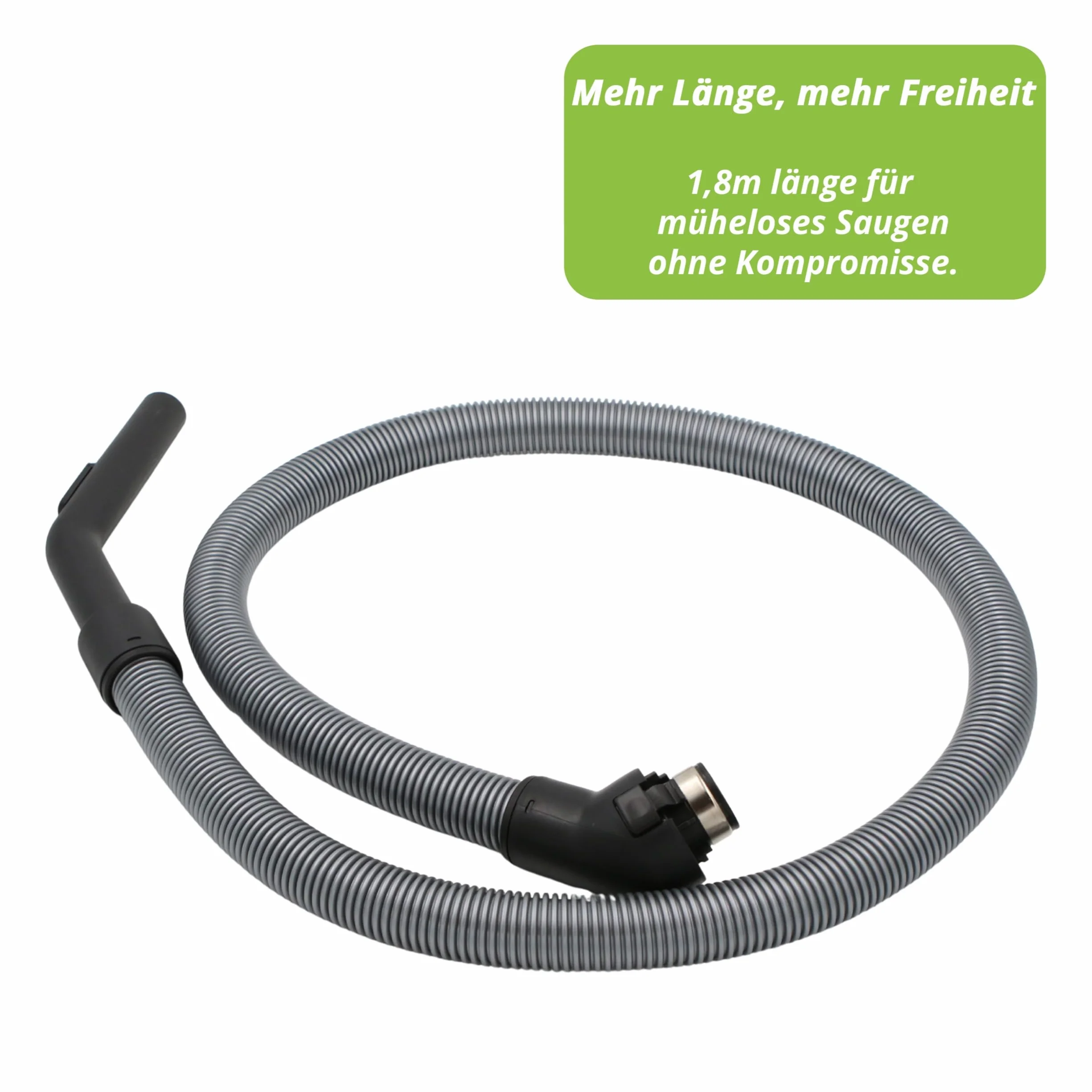Premium wąż do odkurzacza kompatybilny z Miele S500-S548 i S600-S648 – wąż ssący z uchwytem i podłączeniem do urządzenia Miele S511i, S512i, S548i, S621i, S624i i S648i odkurzaczy