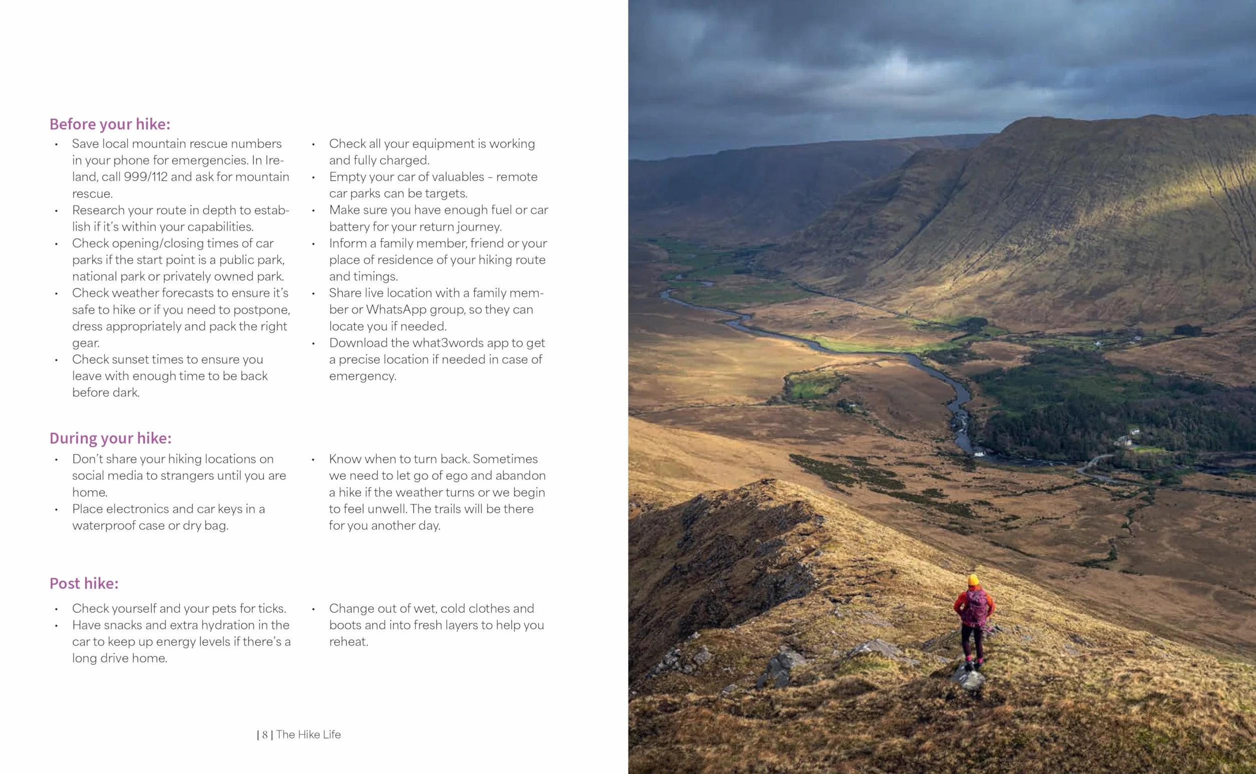 The Hike Life: My 50 Favourite Hikes in Ireland - IBA Lifestyle Book of the Year