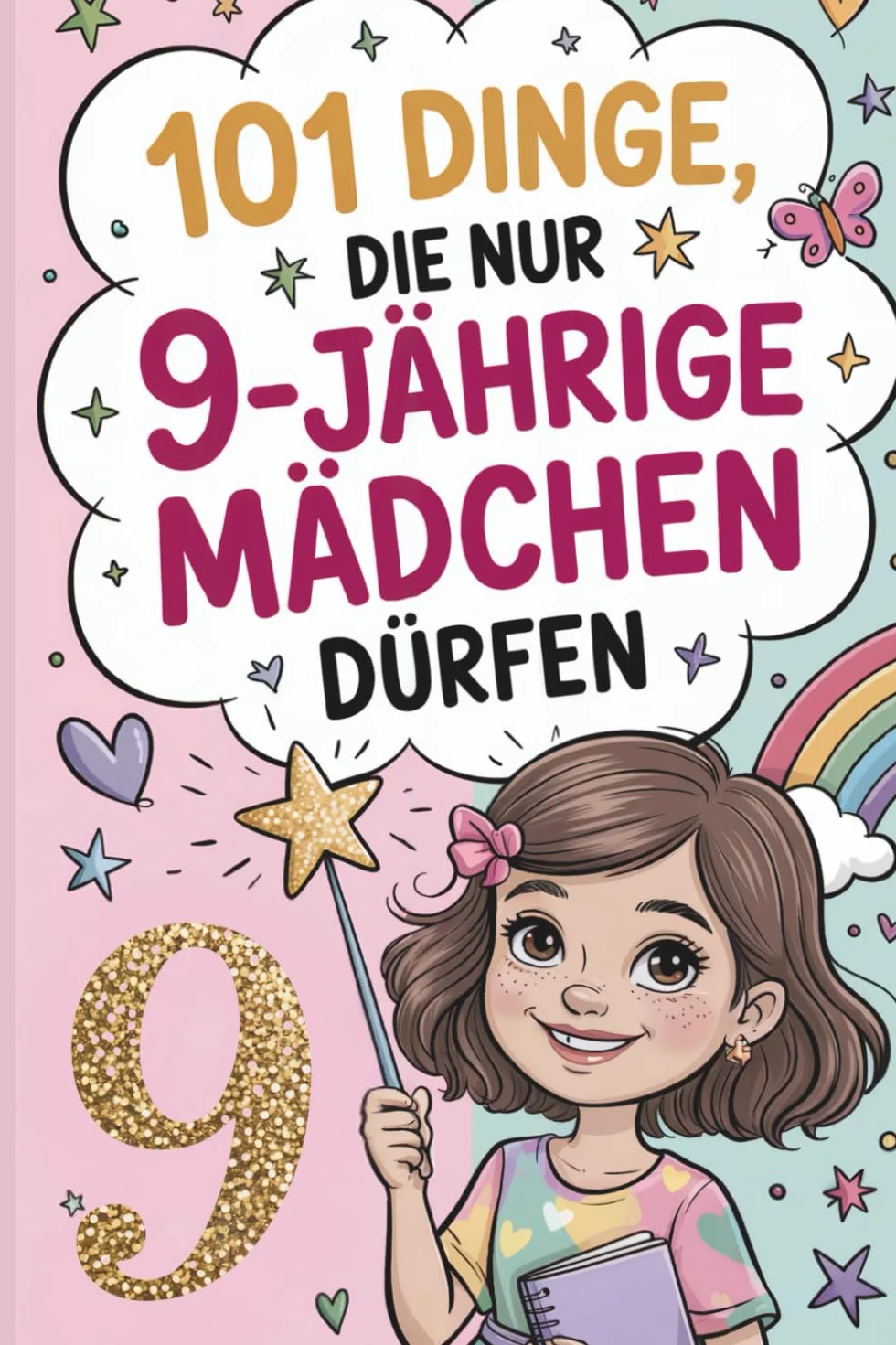 101 Dinge, die nur 9-jährige Mädchen dürfen: Das liebevolle Geschenk zum 9. Geburtstag oder einfach so – voller Mut, Inspiration und herzlicher Gedanken