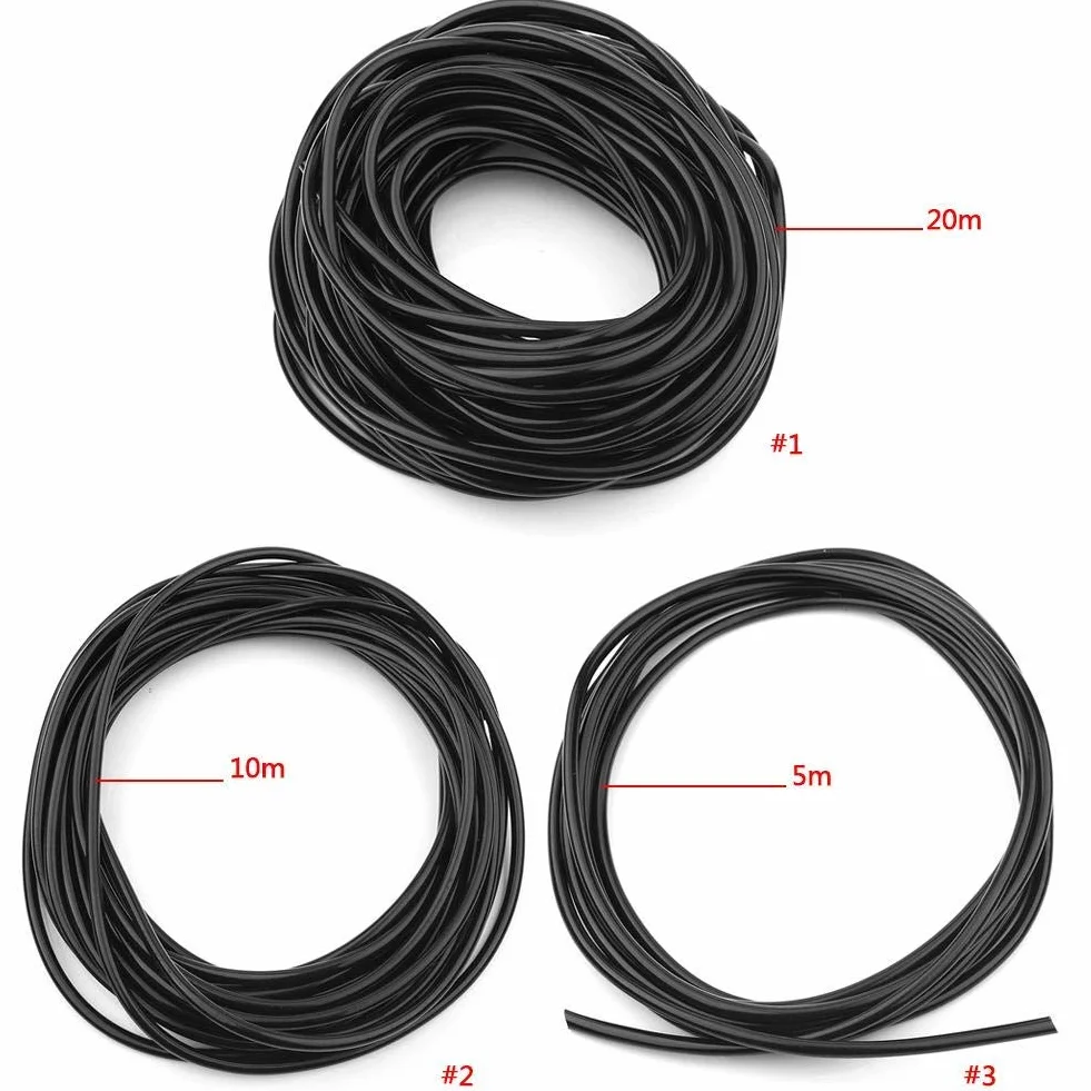Wąż nawadniający PVC System nawadniający 4/7 mm do Patio Lawn Garden Greenhouse 5m/10m/20m