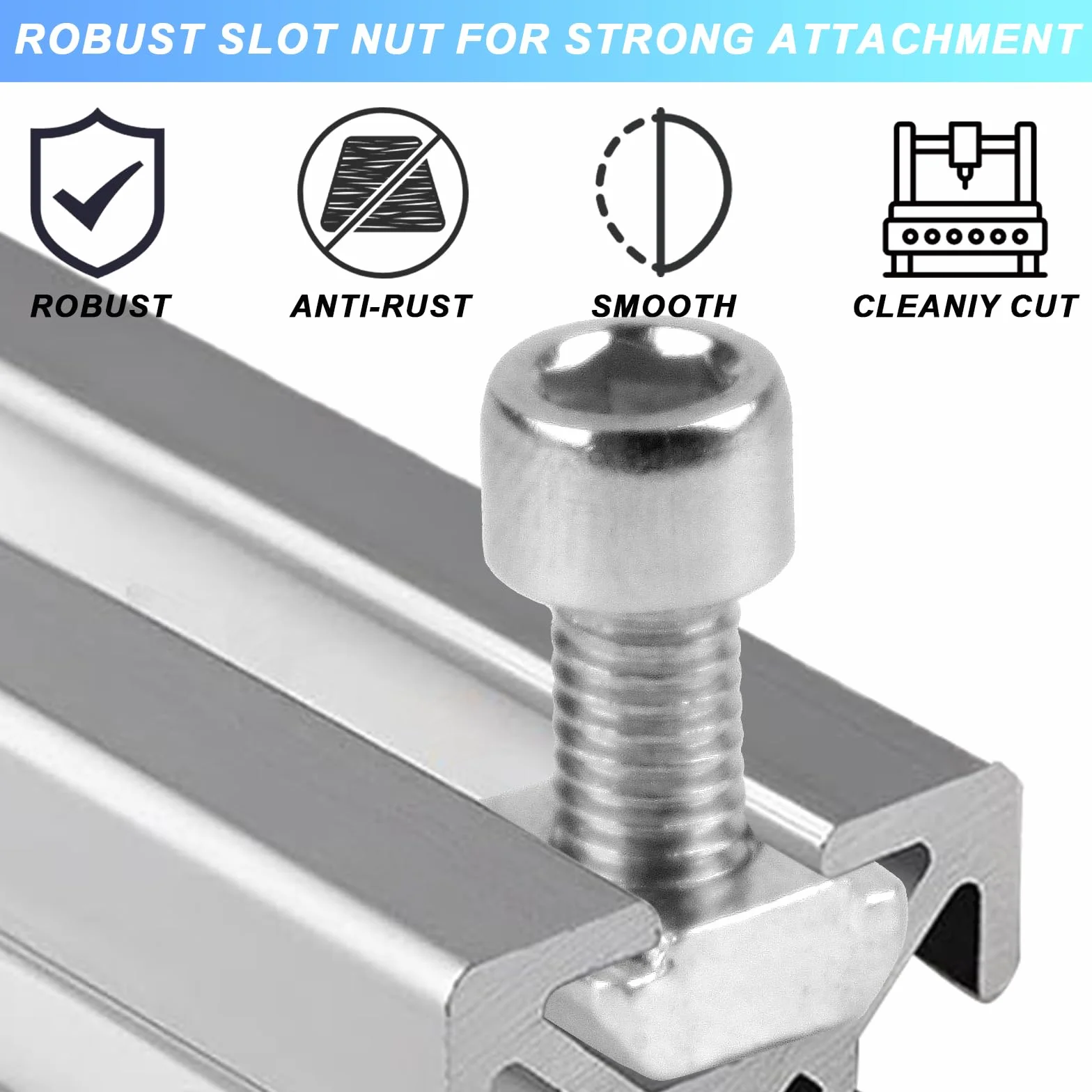 40 x zestaw kamieni rowkowych M5 Nut 6 typ B, rowek T M5 T-Slot, nakrętki przesuwne, nakrętki ślizgowe T, szyna ślizgowa do profilu aluminiowego, szczelina wytłaczająca standardowa seria 2020 i 40