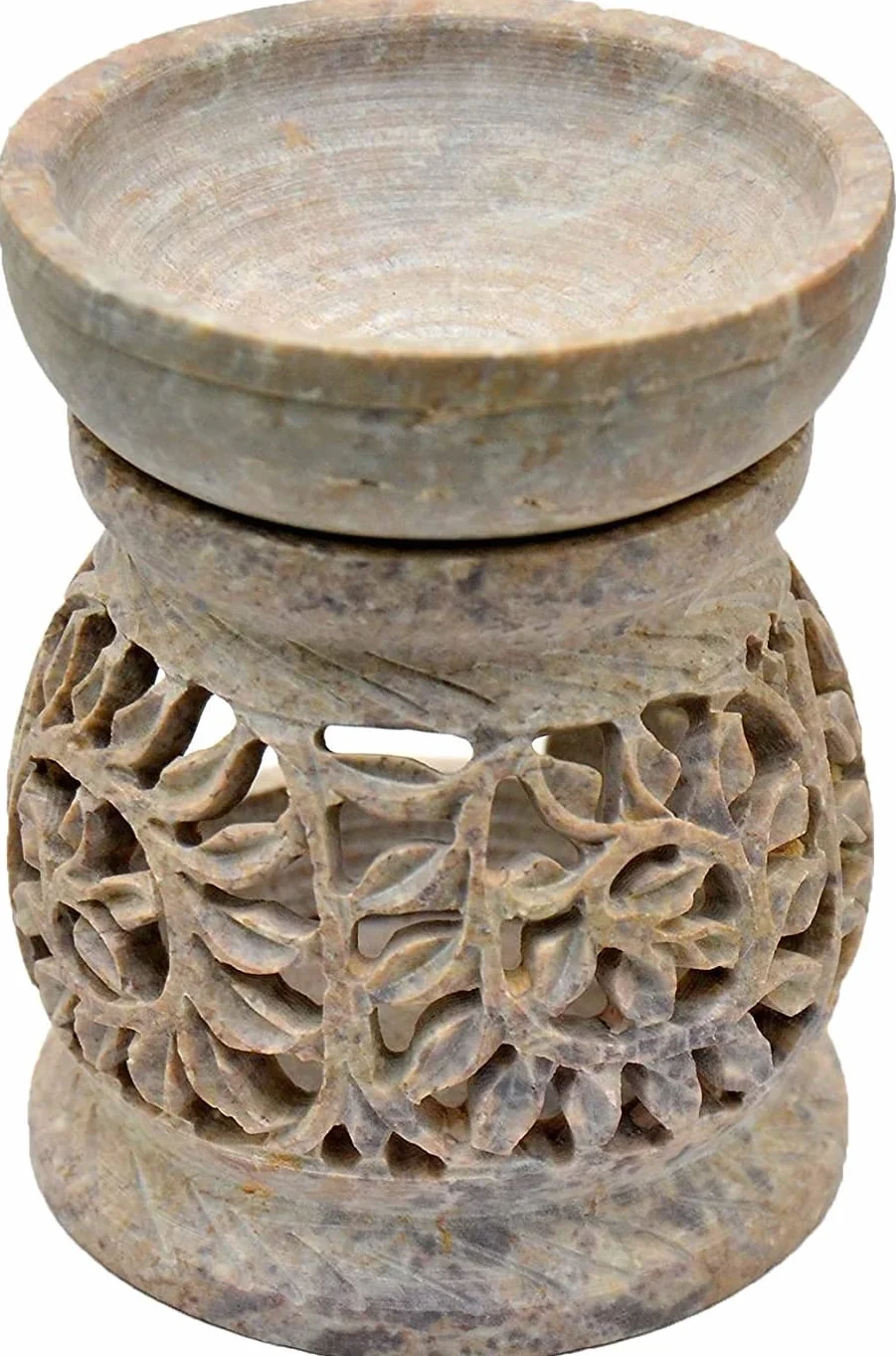 Artist Haat lampa zapachowa 11 cm pnącza roślin pnącza w kształcie brzucha, steatyt, podgrzewacz zapachowy, akcesoria do mieszkania, dekoracja, zapach do pomieszczeń