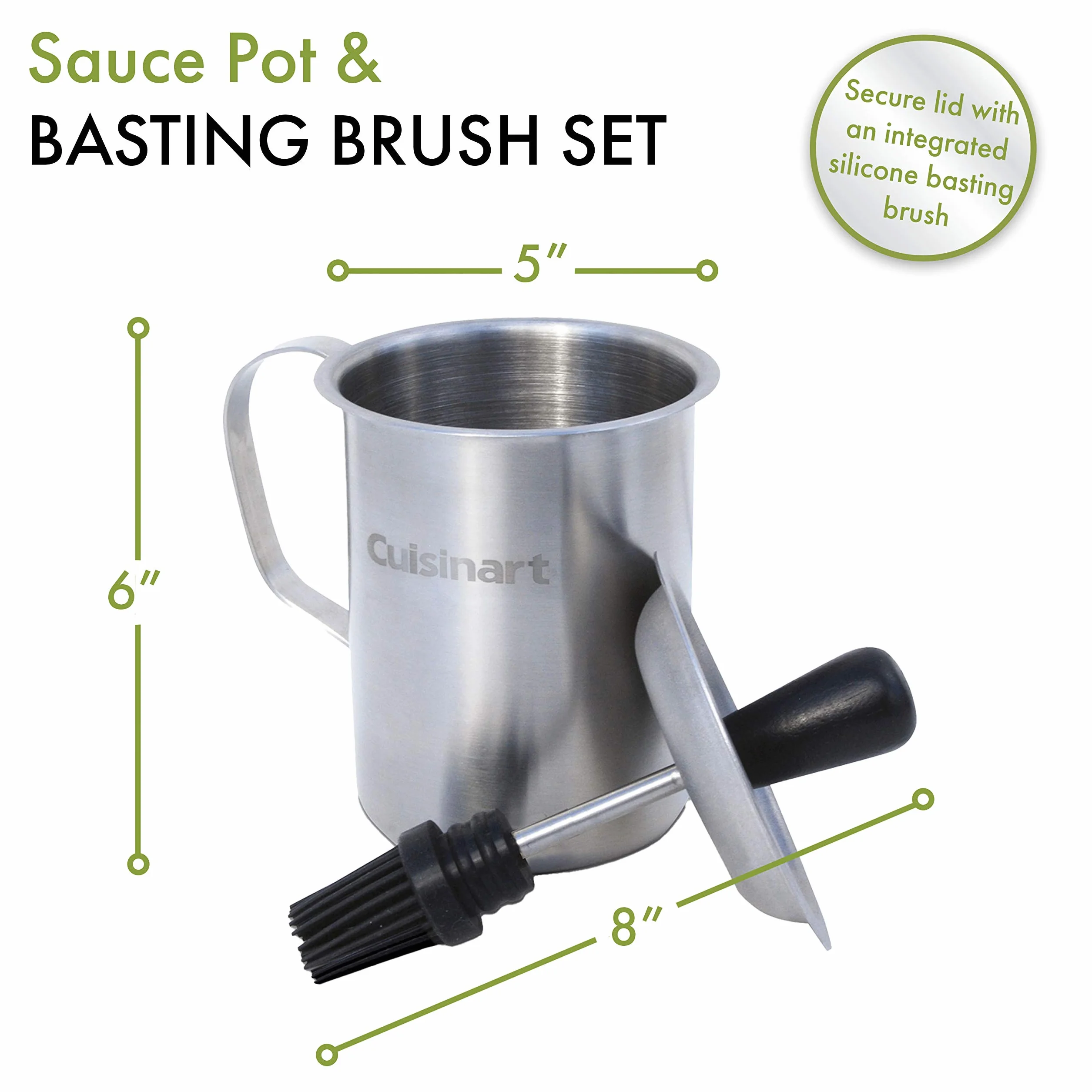 Cuisinart CBP-116 garnek do sosu z zestawem pędzli do nalewania