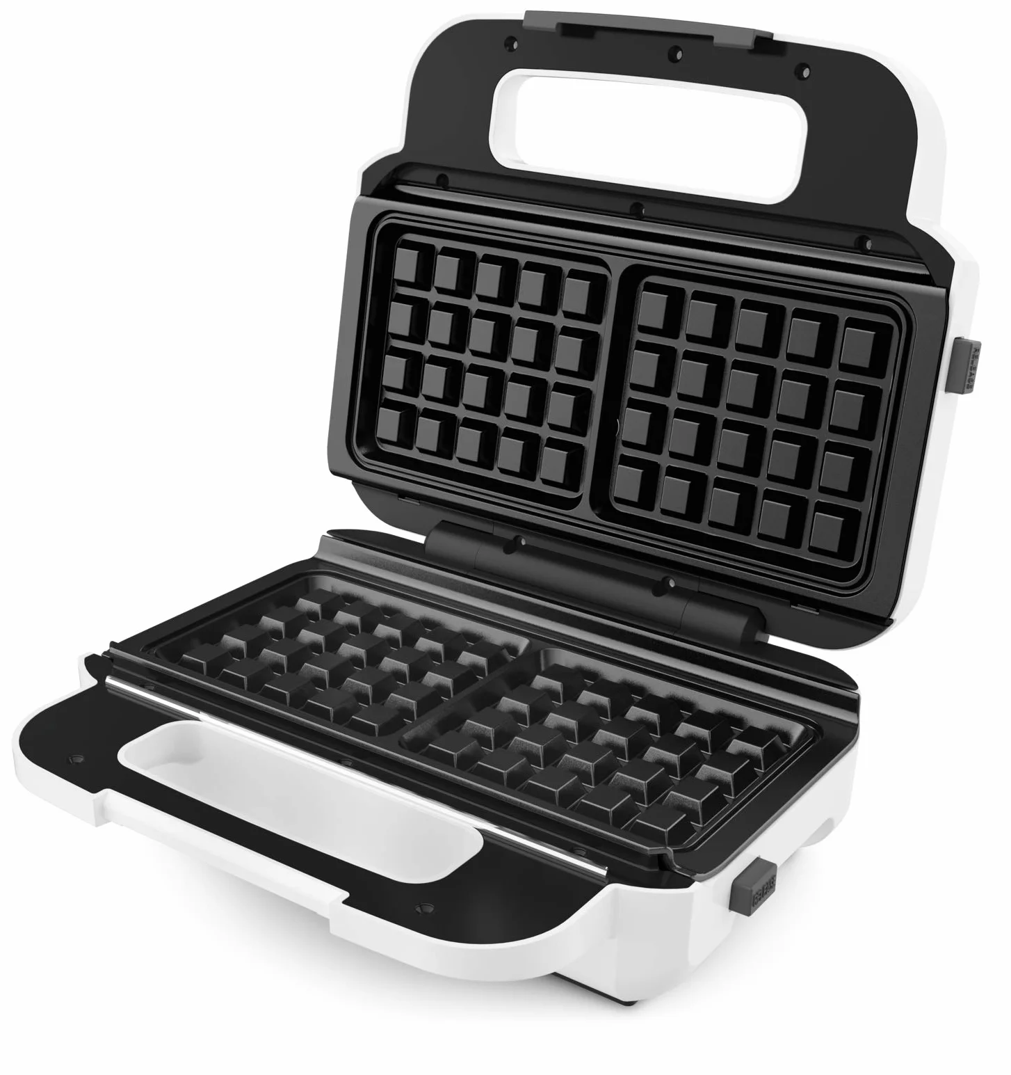 TEFAL SW7011 Snack XL Opiekacz do kanapek i gofrów, duża pojemność, 2 komplety płyt w zestawie, szybkie nagrzewanie, 850W, Możliwość przechowywania w pionie, Wielokolorowy