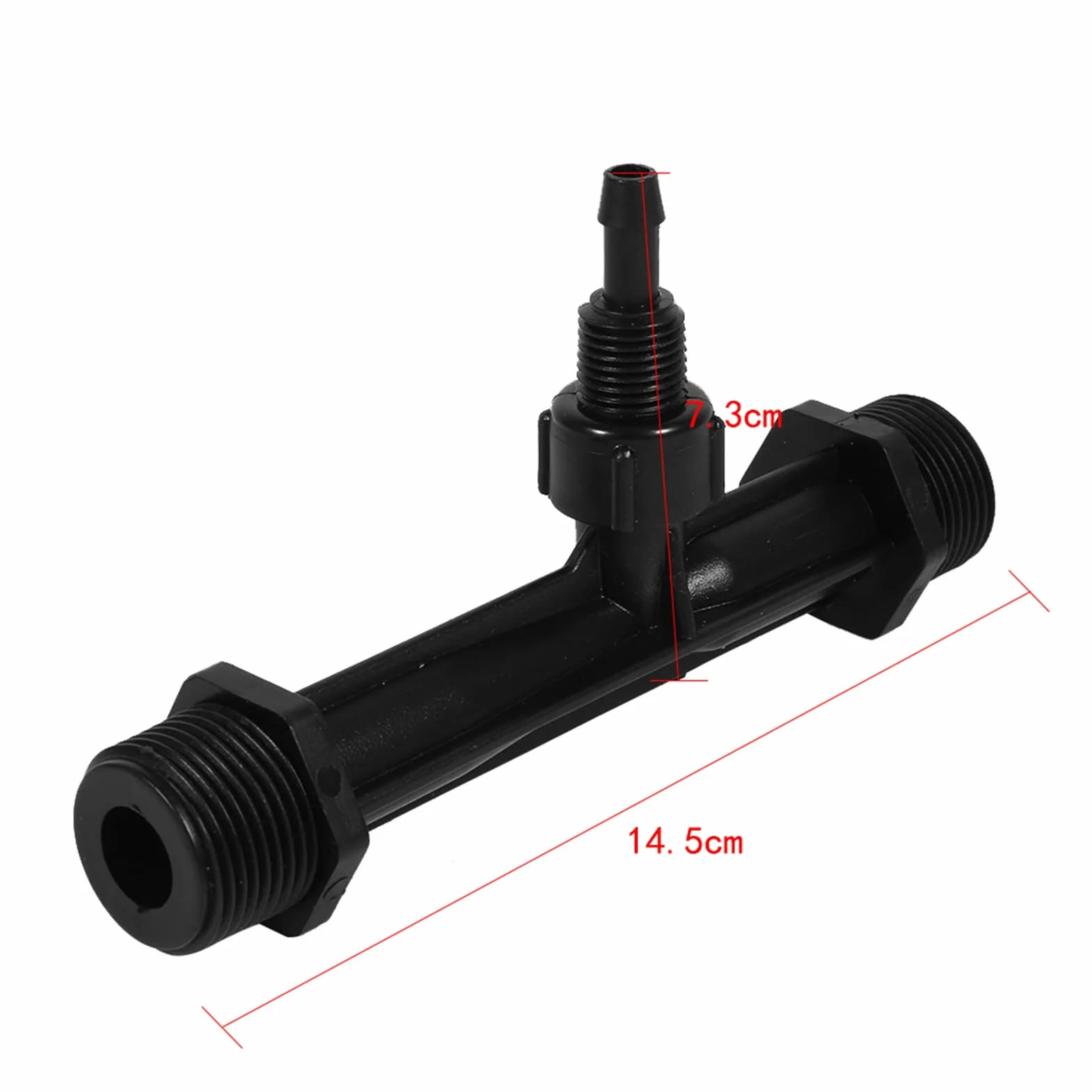 Acogedor 1-calowy Venturi, Graden Tube Wtryskiwacz Wtryskiwacz Wody, 2 szt. Urządzenie rolnicze, Plastikowe wtryskiwacze nawozów, POM, narzędzie napędu przy głównym ciśnieniu (G3/4 sześć