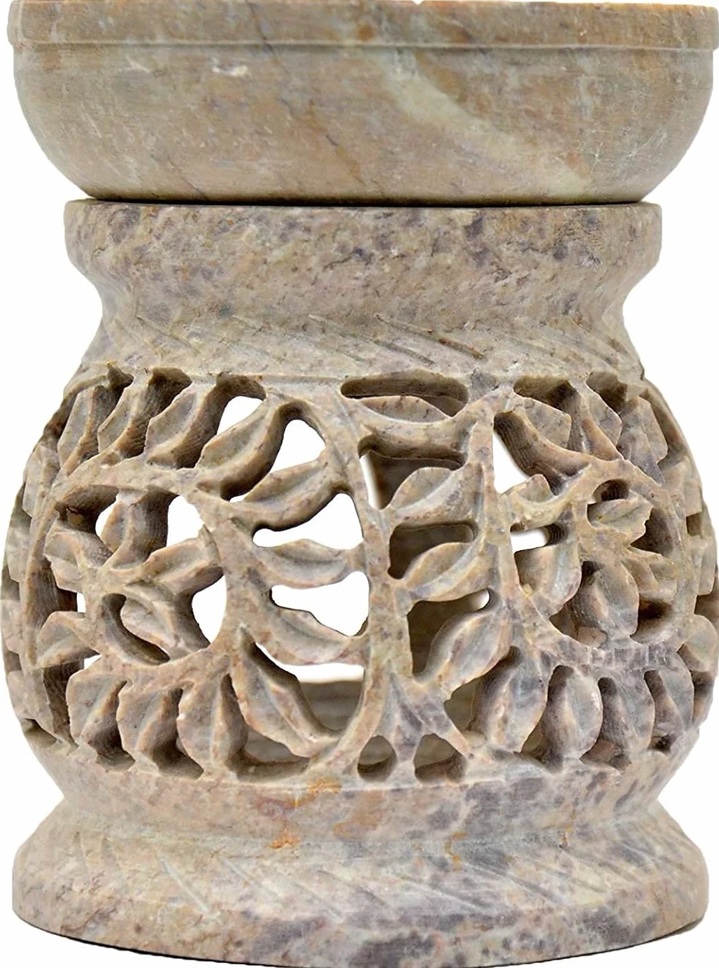 Artist Haat lampa zapachowa 11 cm pnącza roślin pnącza w kształcie brzucha, steatyt, podgrzewacz zapachowy, akcesoria do mieszkania, dekoracja, zapach do pomieszczeń
