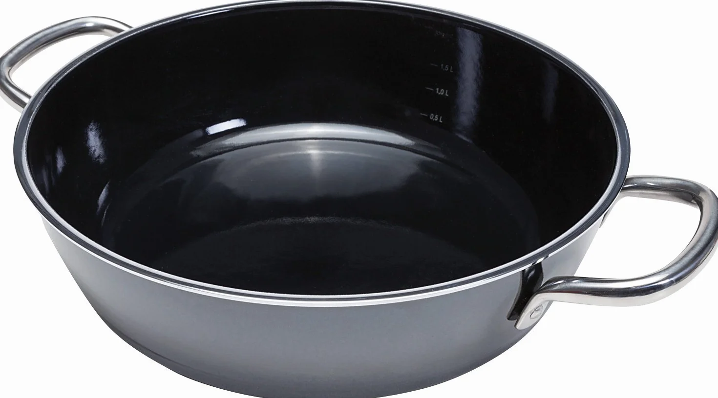 Silit Profesjonalna patelnia do duszenia 28 cm garnek 4,1 l ceramika Silargan indukcja czarna