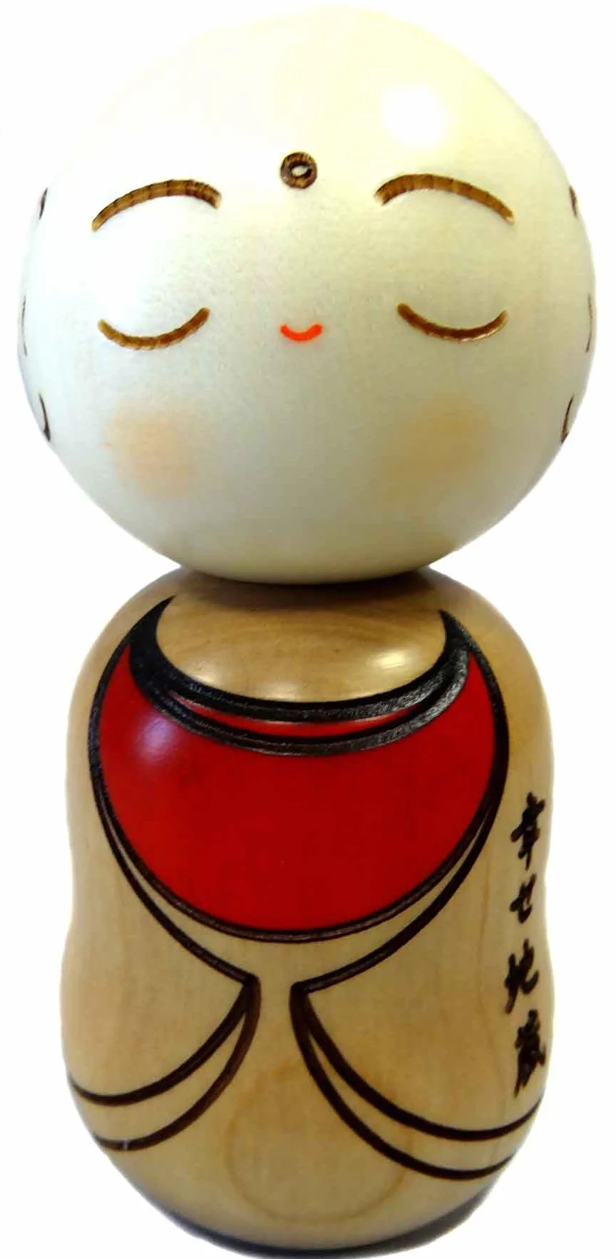 Japonia - Lalka Kokeshi - Shiawase Jizo