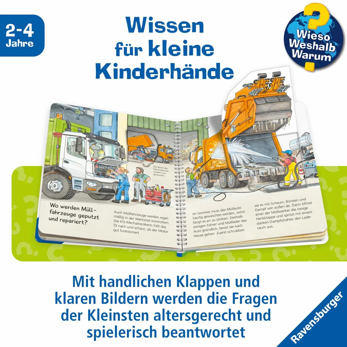 Wieso? Weshalb? Warum? junior, Band 74 - Die Müllfahrzeuge