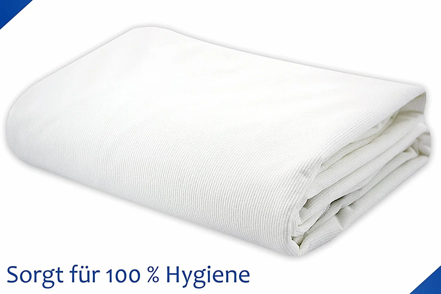 Ochraniacz na materac 90 x 200 cm, wodoszczelny | z 4 narożnymi gumkami | Nakładka na materac 90/200 | Ochrona materaca | Podkładka przeciwko roztoczom | Higieniczna powłoka na materac z polietylenu (PE)