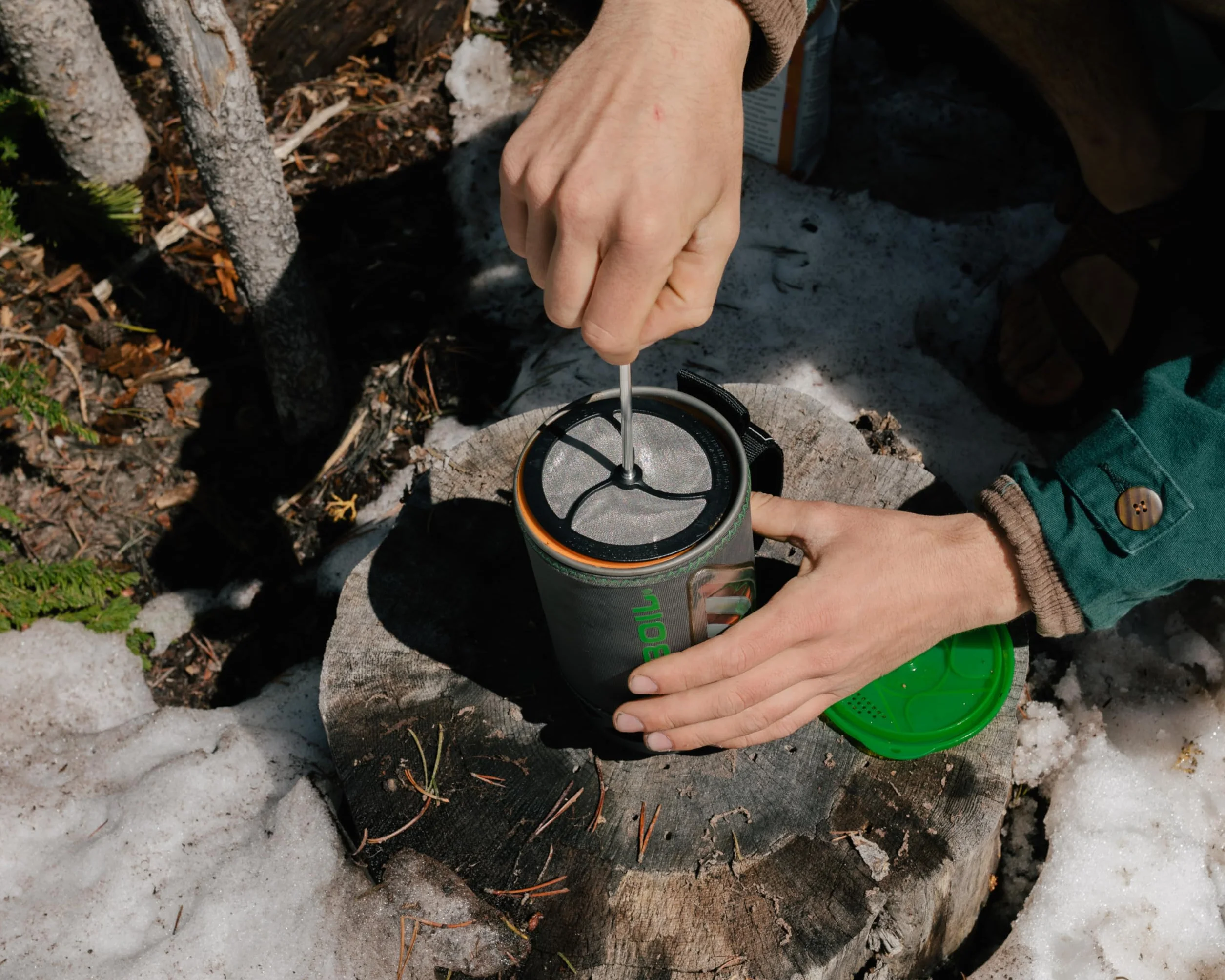Jetboil Silikonowa prasa do kawy kuchenka kempingowa