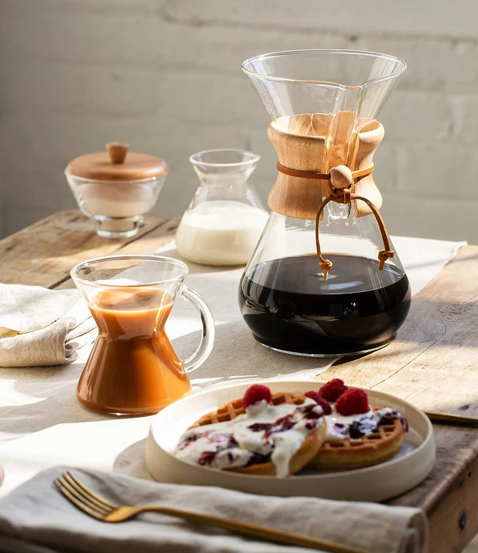 Chemex Classic Ekspres do kawy ze szkła do nalewania 8 filiżanek