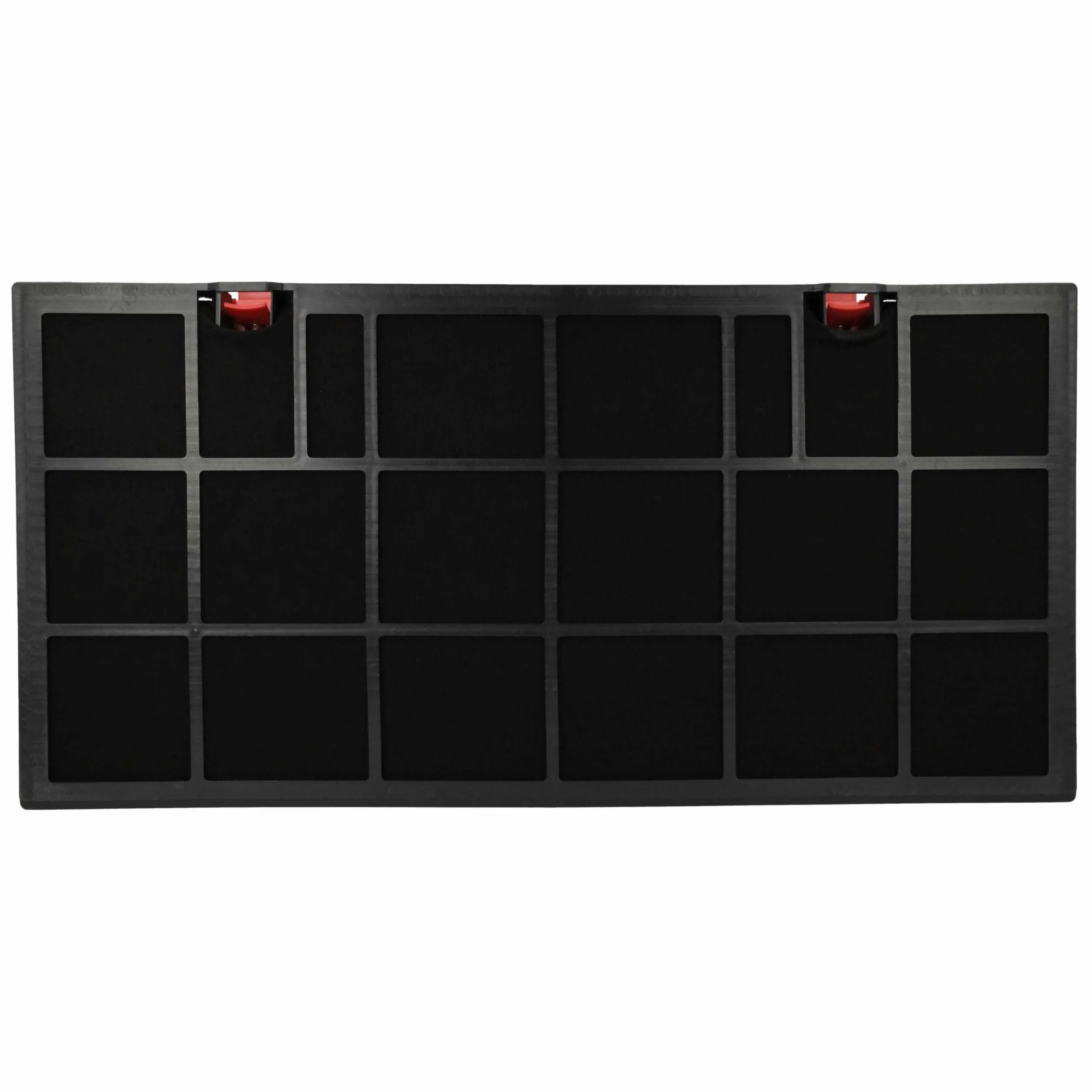 vhbw 2 x filtr z węglem aktywnym kompatybilny z Elica ELIPLANE LX IX F/80, ELISLiM 31 2S25 SL4V 2L GR/A/60 okapów kuchennych - 43 x 21,2 x 2,7 cm