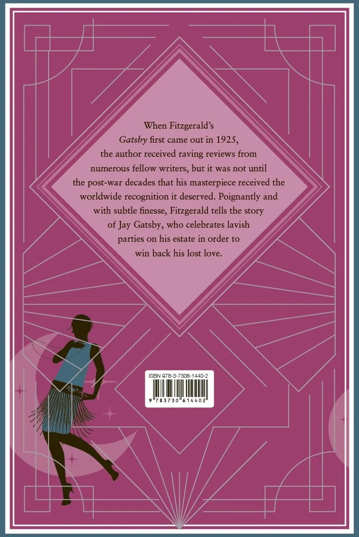 Fitzgerald - The Great Gatsby. English Edition.: A special edition hardcover embossed with silver foil: 1