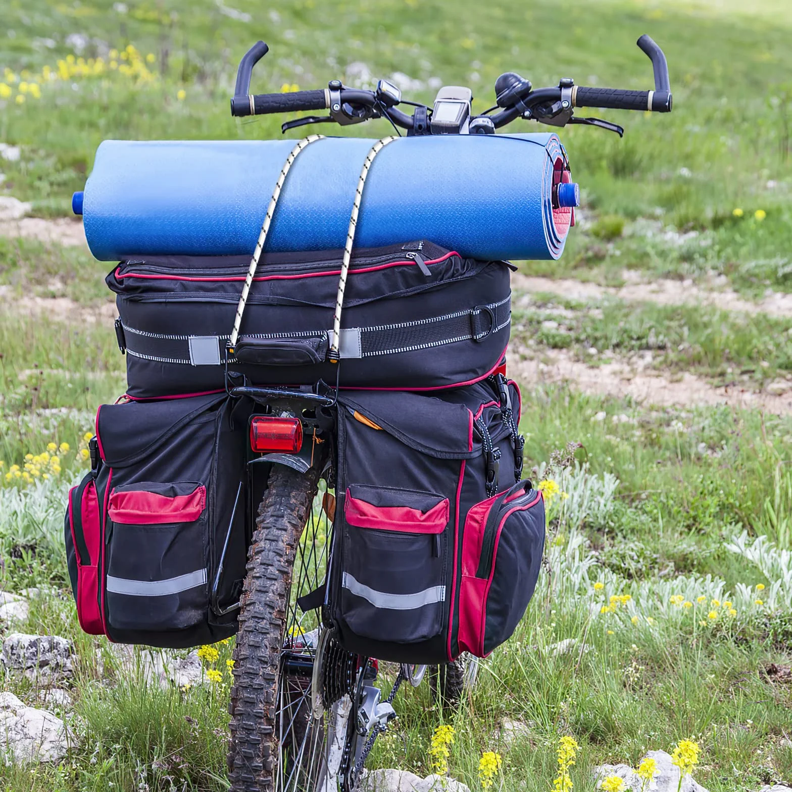 Kiprim Mieszane rozmiary, wytrzymałe sznurki bungee z haczykami, 10 sztuk do ochrony mebli, wózków ręcznych, na kemping, motocykl