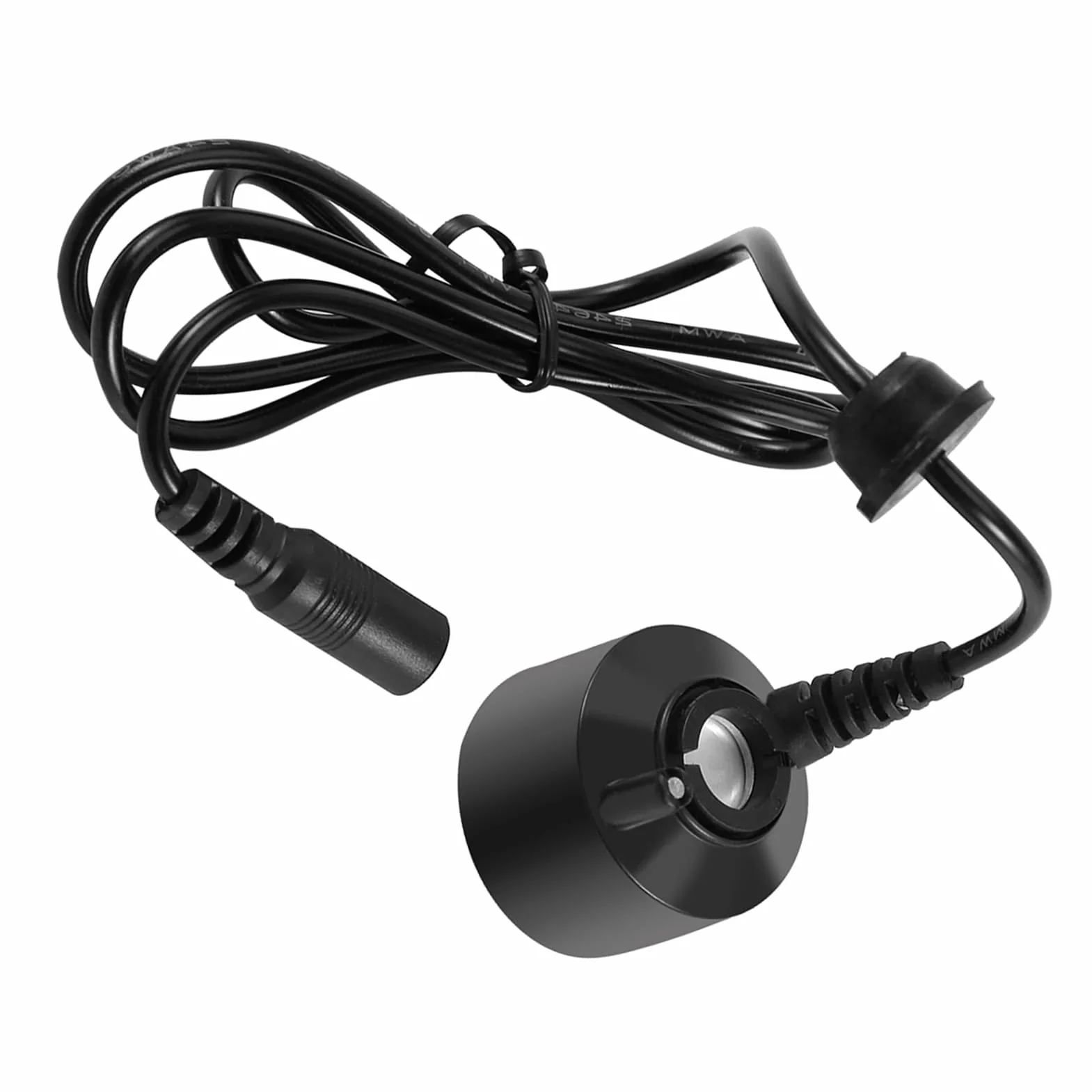 Mist Maker, Mini Fog Maker Bez światła, Water Fountain Pond Fog Machine Atomizer Nawilżacz Powietrza do Akwarium i Fontanna Wewnętrzna Czarna
