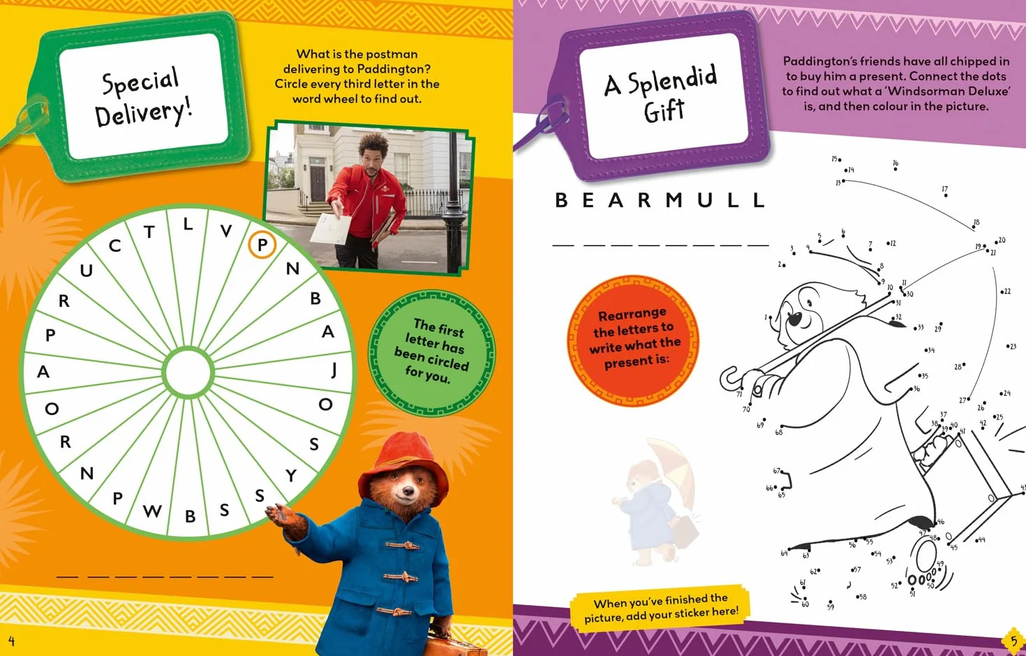 Paddington in Peru: Movie Sticker Activity Book: The official sticker activity book of the third Paddington movie!