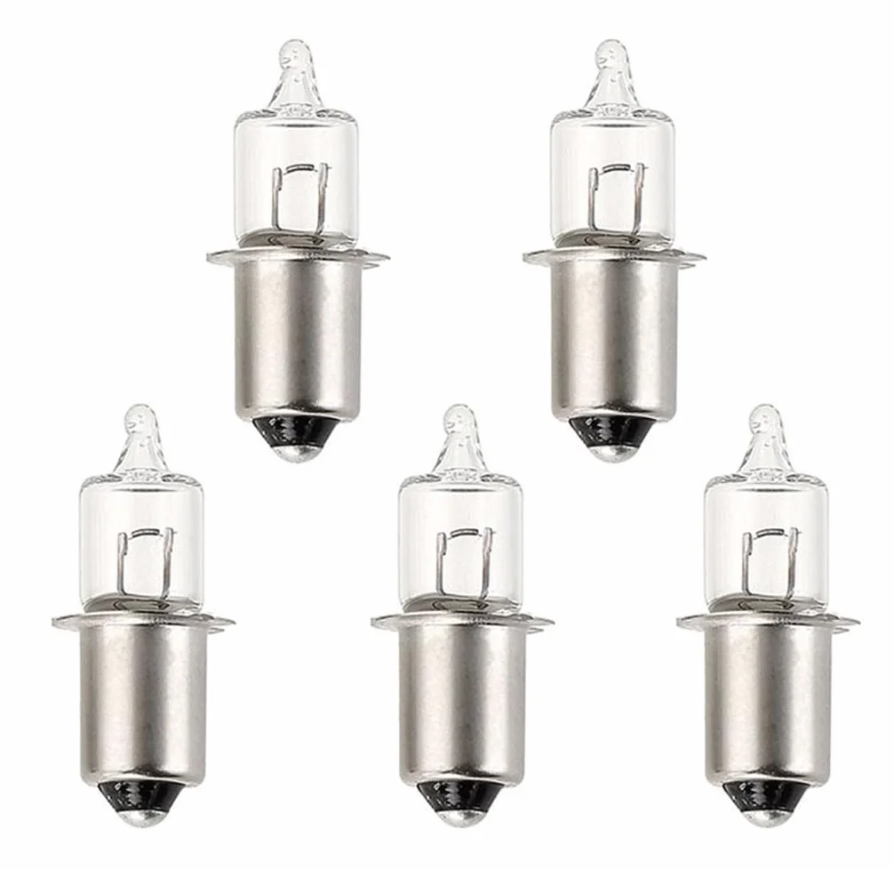ShuoHui Żarówka rowerowa halogenowa P13,5S 6 V, 2,4 W, żarówka zapasowa, przednie światło, 2500 K, ciepła biel, gniazdo PX13,5s, miniaturowa żarówka Hs3, do roweru, latarki (2)