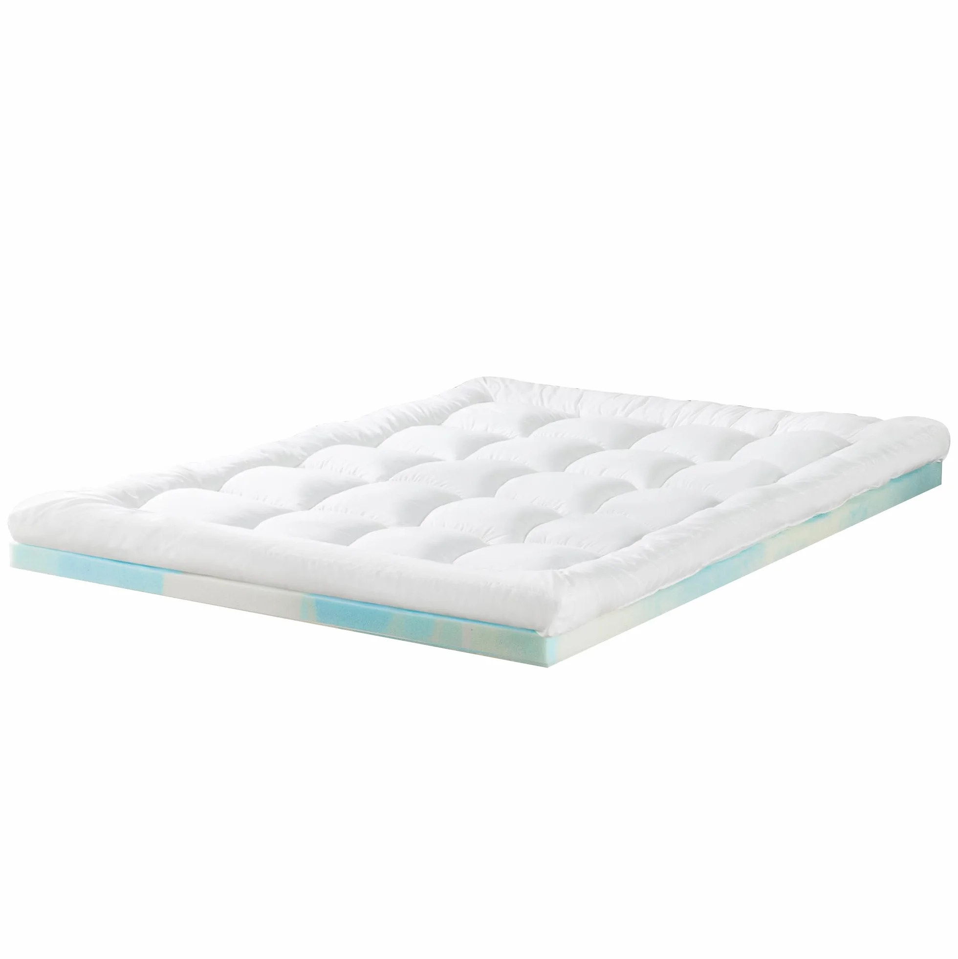 Zinus Mattress Topper, poliester, biały, 200 x 90 cm