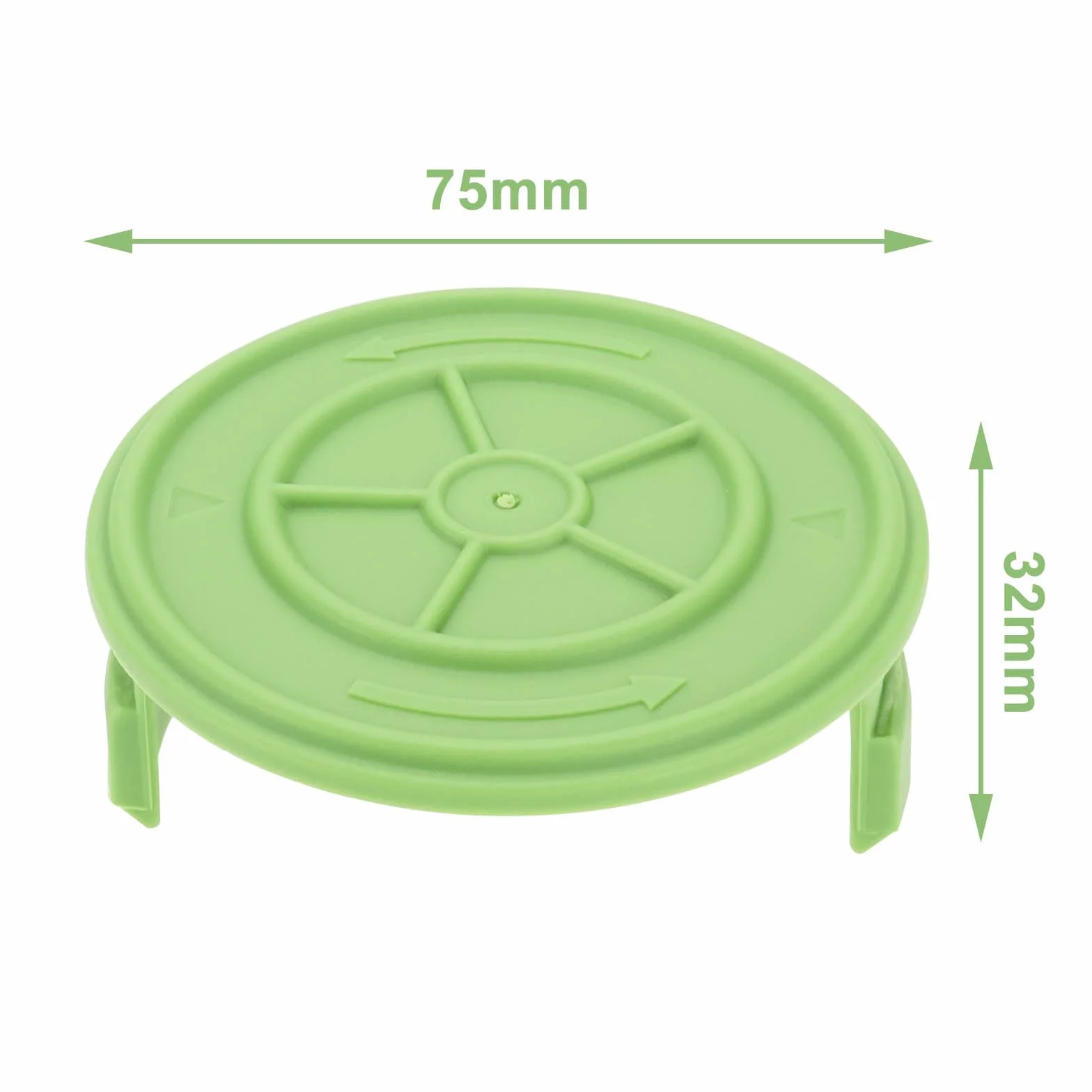 3 szt. osłona szpuli trymer zamiennik szpuli czapka kompatybilna z trymerem Greenworks 40V G40LT G40LTK2 G40LTK2x 2101507 2101507UA 2101507UC
