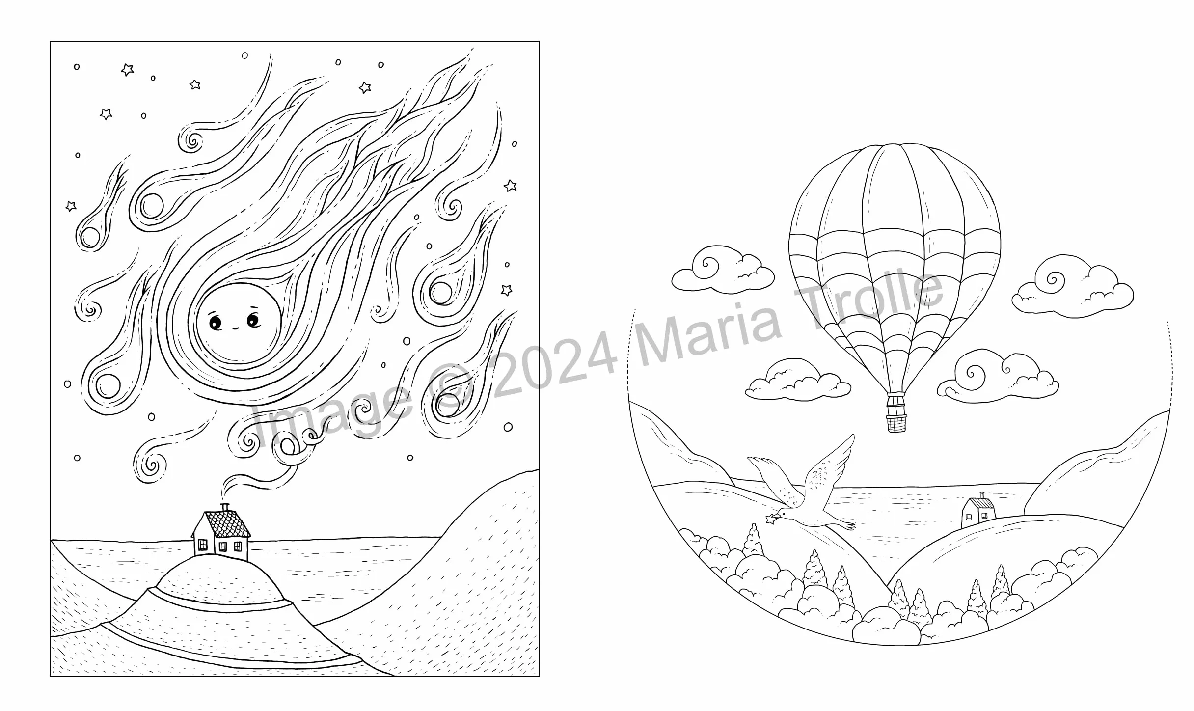 Shooting Star: Coloring Book
