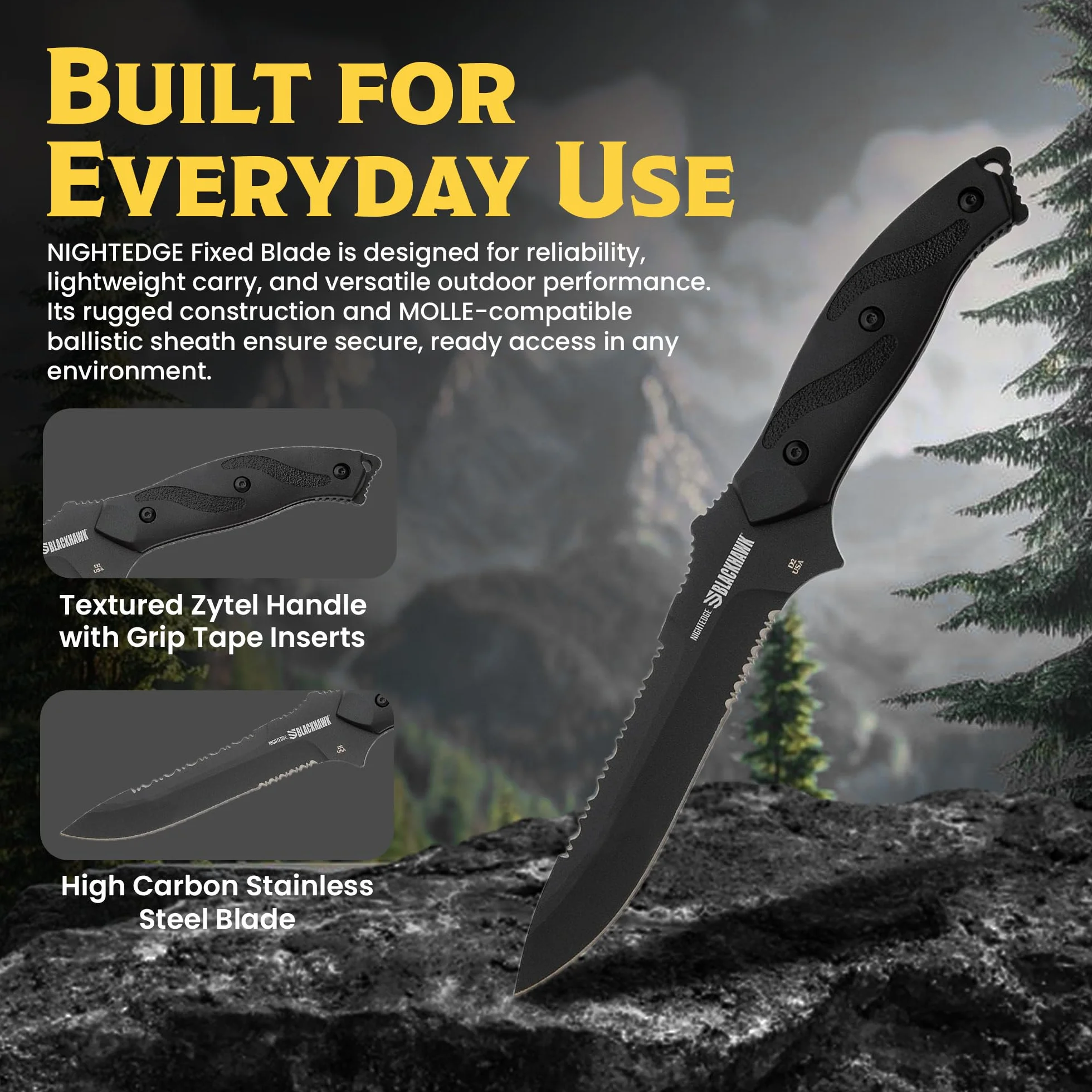 Blackhawk Nightedge Fixed Blade