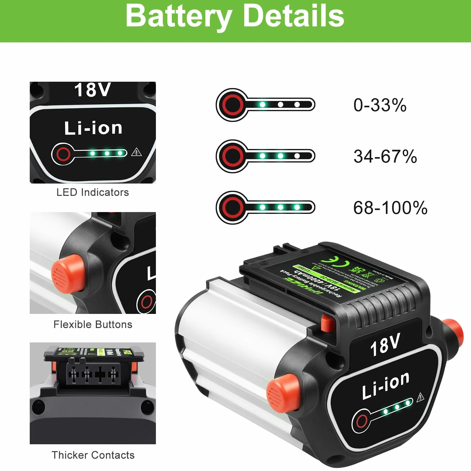 18 V 4000 mAh akumulator litowo-jonowy do Gardena BLi-18 9840-20 9839-20 kompatybilny z narzędziami Gardena 18 V