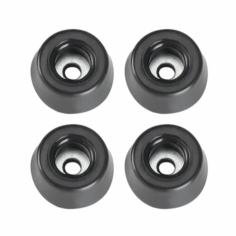 Adam Hall Hardware 4903 M4 AH - Torba z 4 gumowymi nóżkami, 20 x 9 mm, czarna