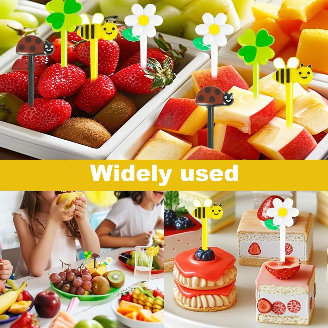 Widelczyki do owoców dla dzieci 40 sztuk akcesoria