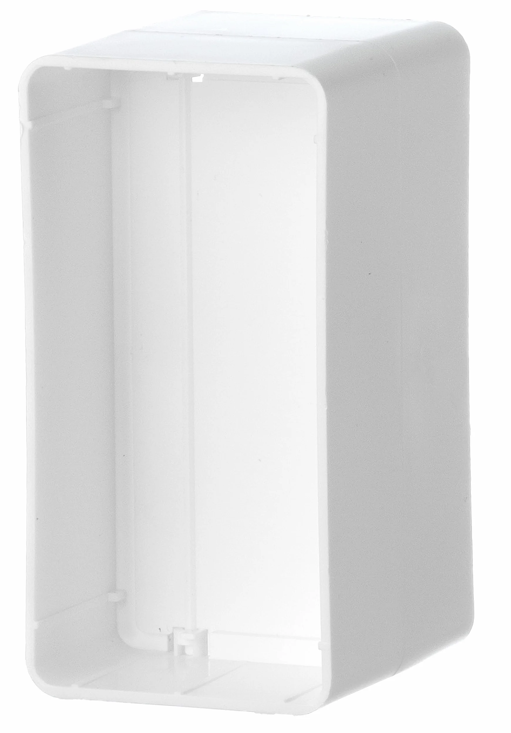 Steinberg14 Biały 220x55mm Łącznik kanalowy z zaworem zwrotnym, Płaski łącznik kanałowy z zaworem zwrotnym