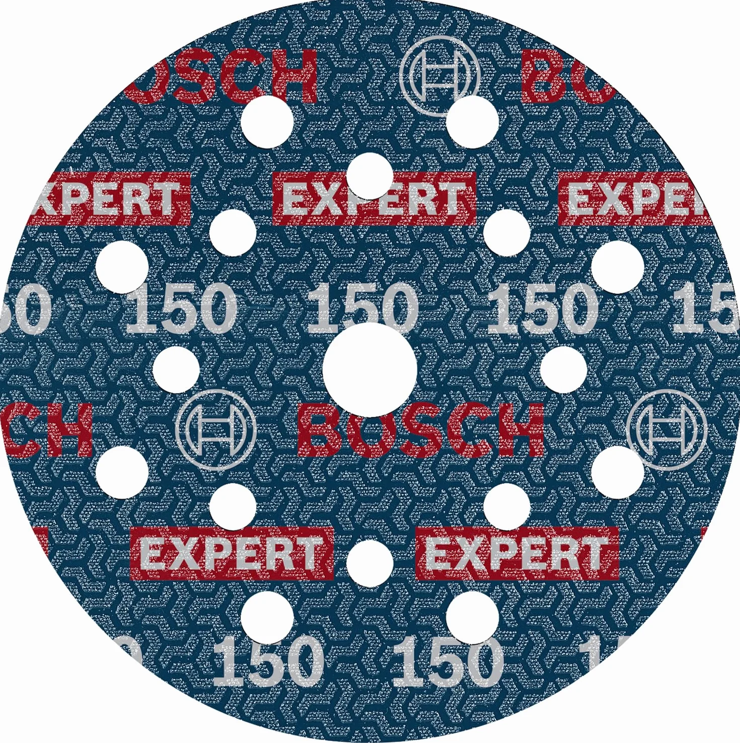 Bosch 55x EXPERT O780 tarcza szlifierska do folii, 125 mm (do twardego drewna, farba na drewnie, Ø 125 mm, ziarnistość 150, profesjonalne akcesoria szlifierka mimośrodowa)