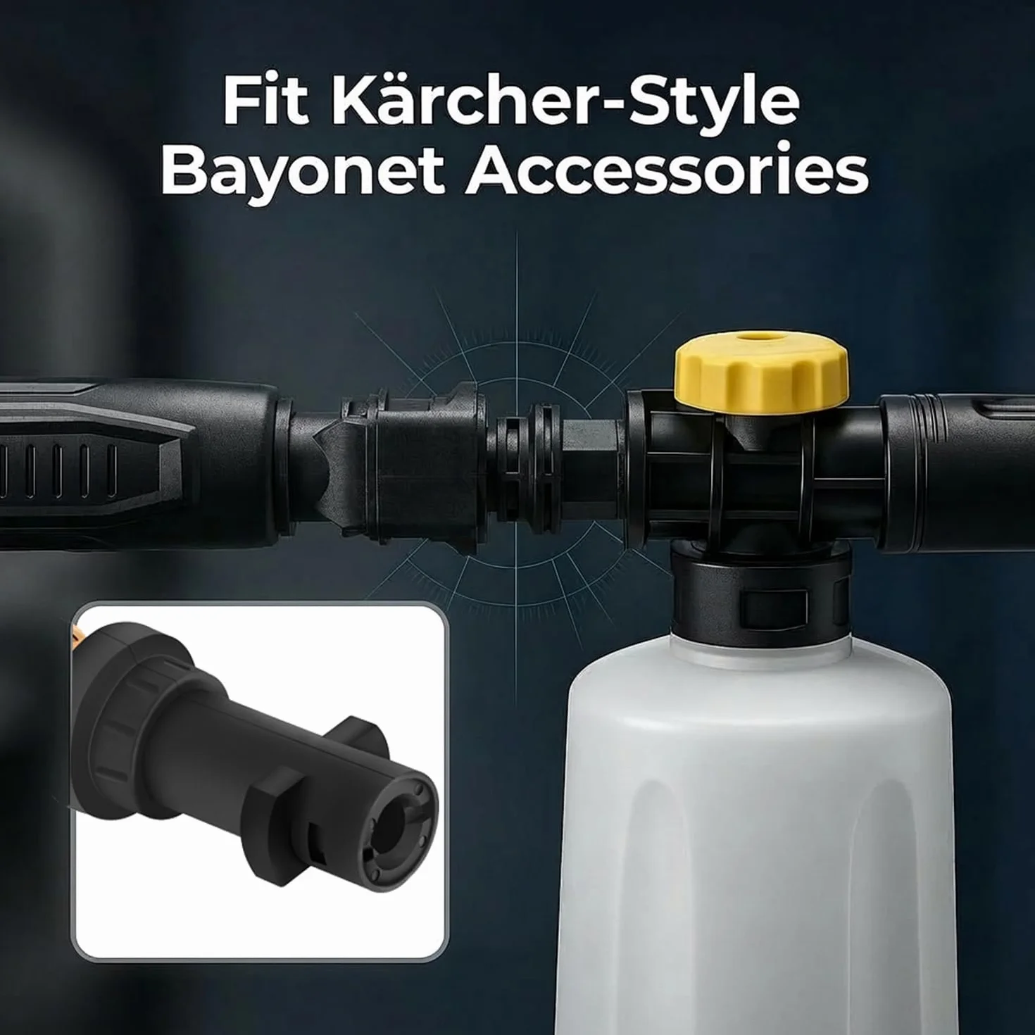 Wysokociśnieniowy pistolet natryskowy do Karcher K2 K3 K4 K5 K6 K7 ze złączem Quick Connect bez pełnej kontroli
