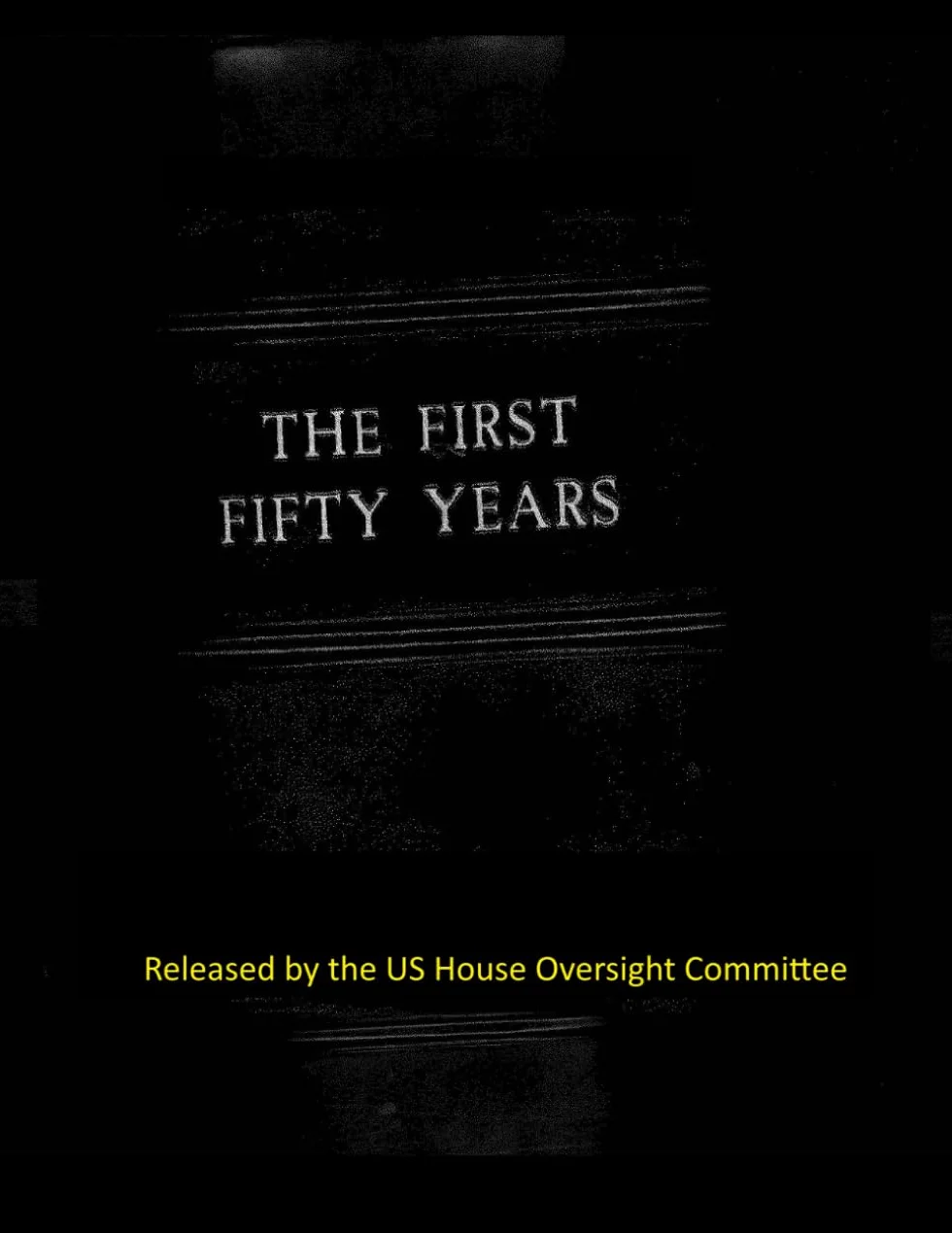 The First Fifty Years -- The Jeffrey Epstein 50th Birthday Book: The House Oversight Committee