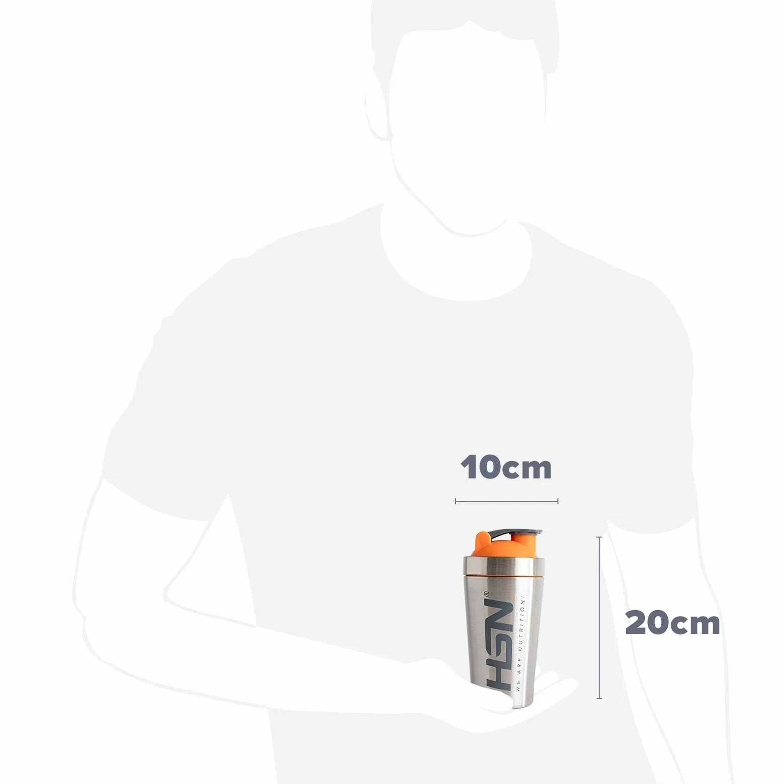 We Are Nutrition! Shaker Stal nierdzewna 500 ml
