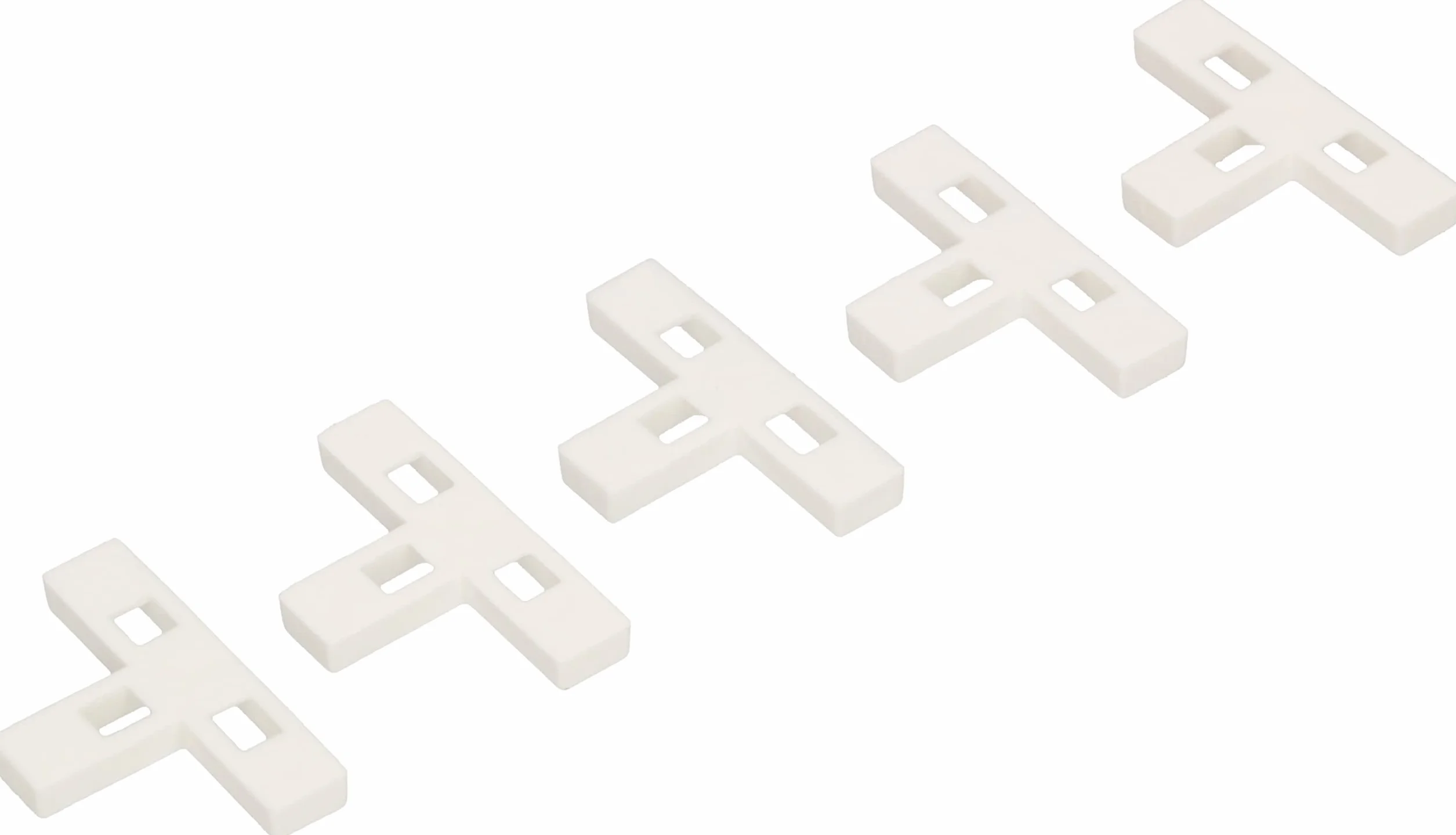 KOTARBAU® Fugi trójniki 8 mm - 300 sztuk krzyże do fug do klinkieru