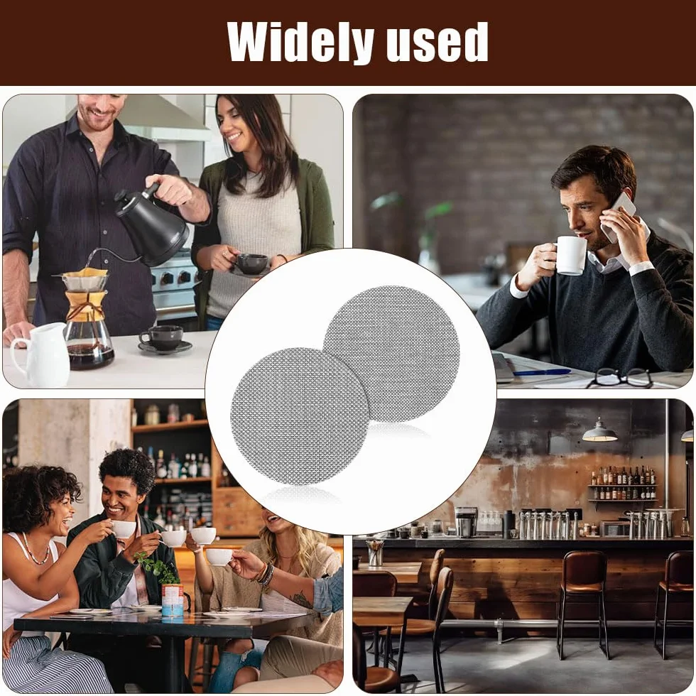 Stal nierdzewna Espresso Puck Screen 58 mm 150 μm filtr sitko do ekstrakcji